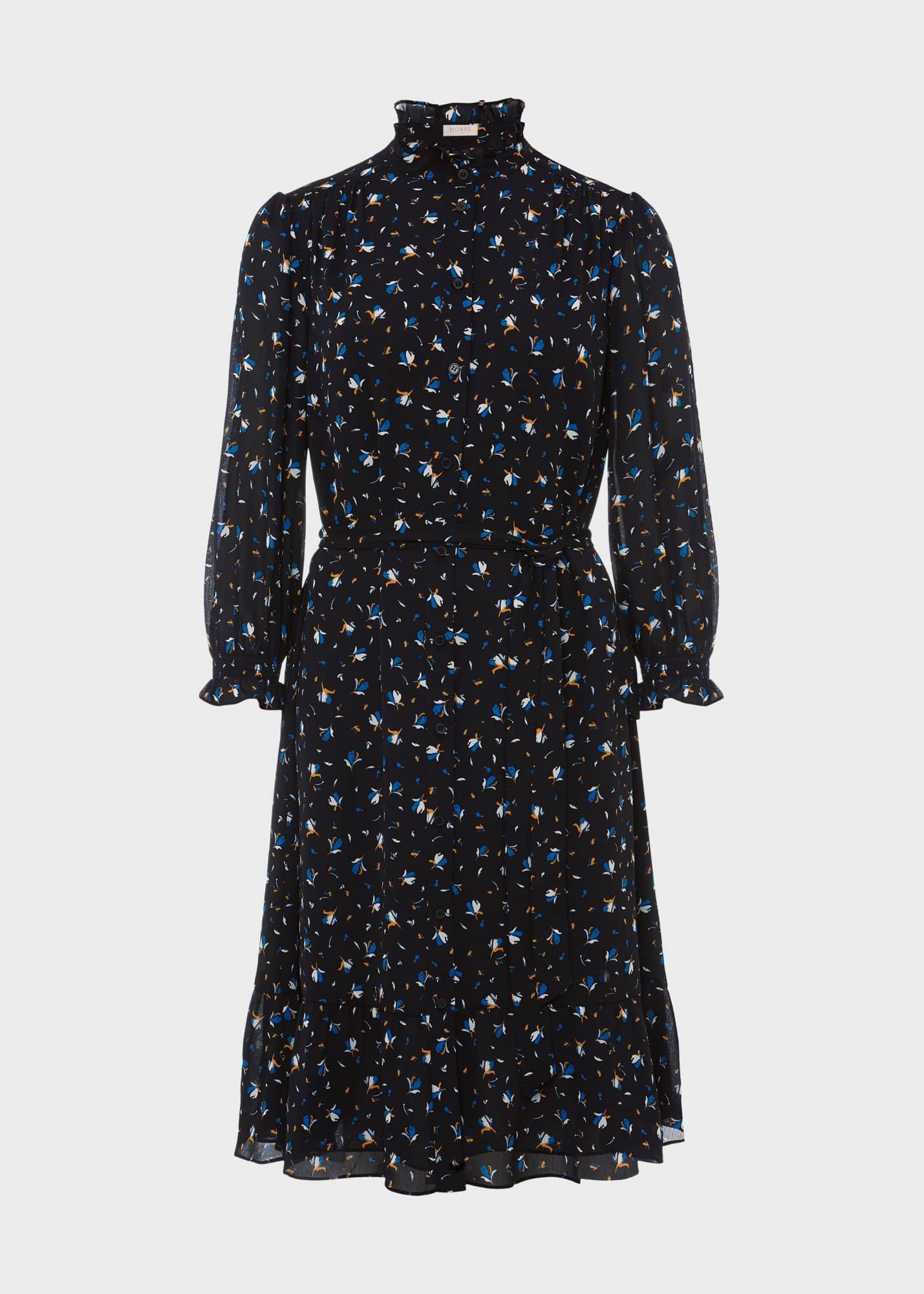Sabine Dress, Navy Multi, hi-res