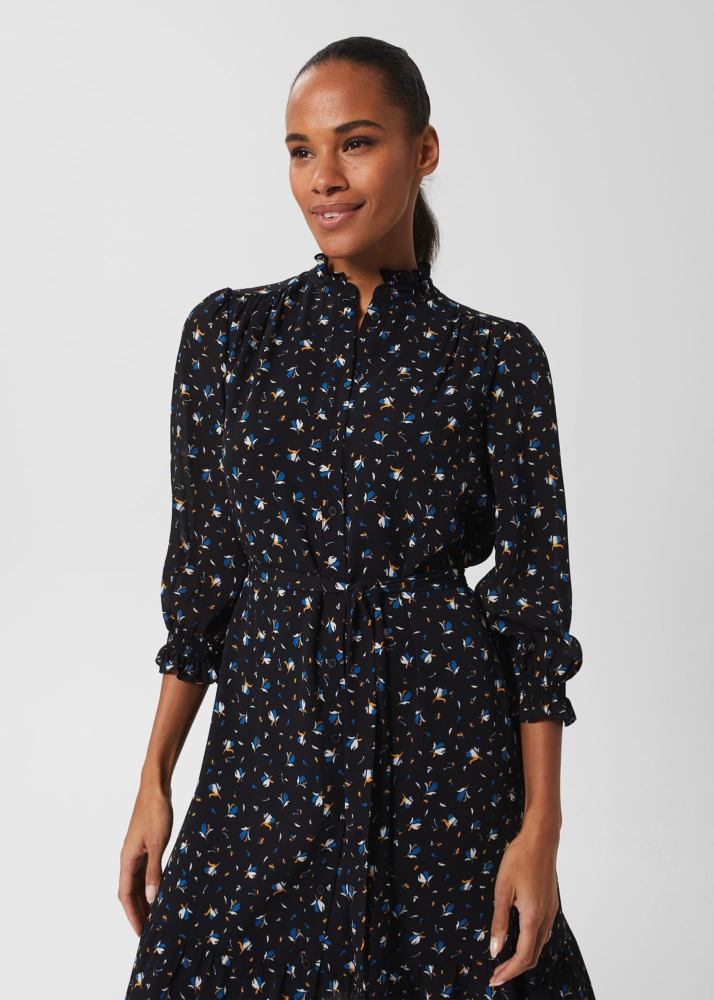 Sabine Dress, Navy Multi, hi-res