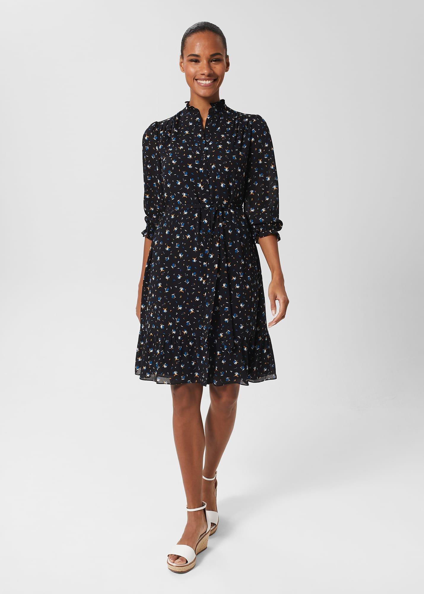 Sabine Dress, Navy Multi, hi-res