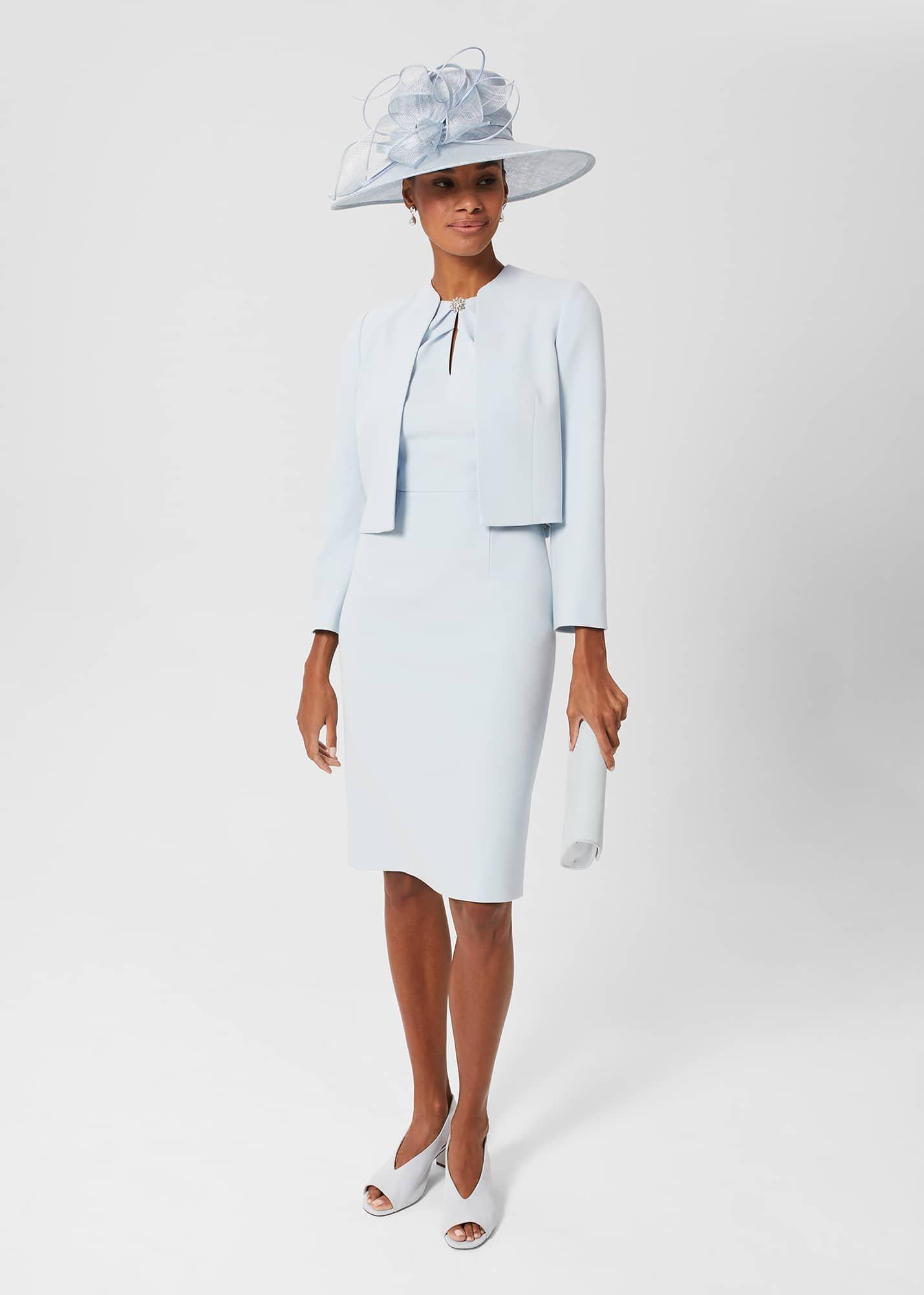 Gabrielle Shift Dress, Pale Blue, hi-res