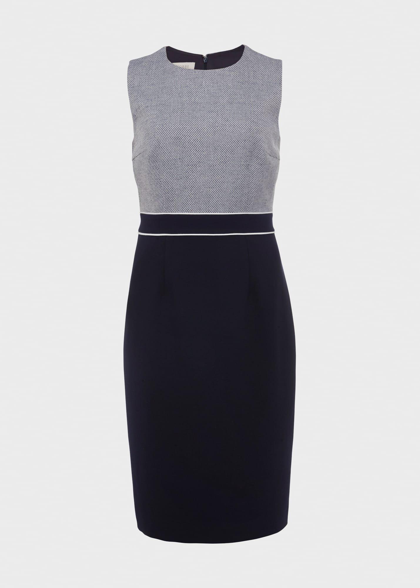 Petite Steph Dress, Navy Multi, hi-res