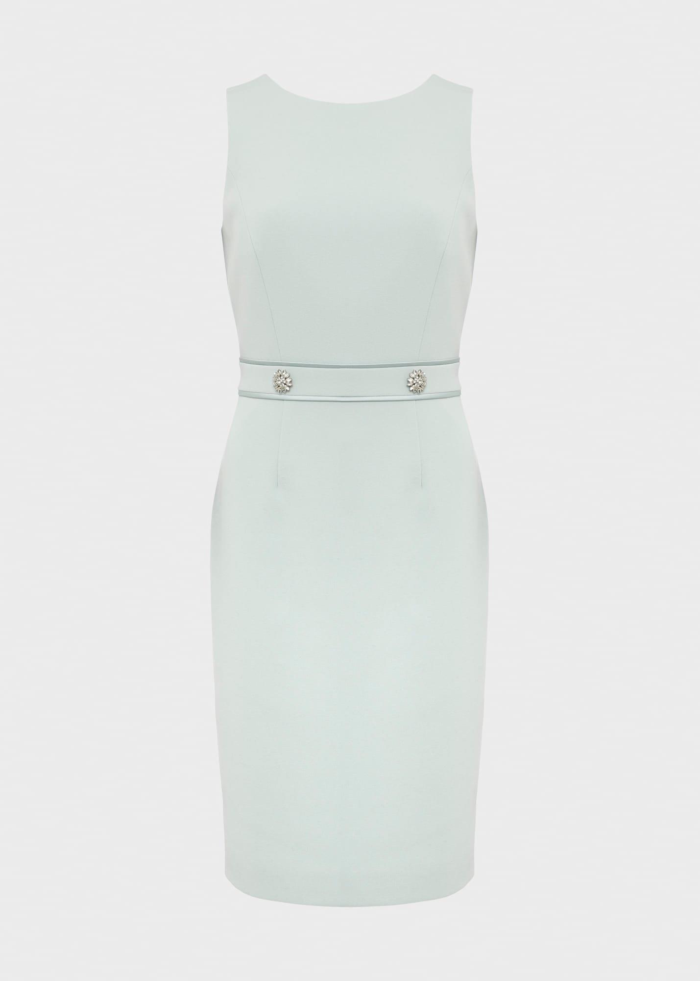 Darcie Shift Dress, Sage Green, hi-res