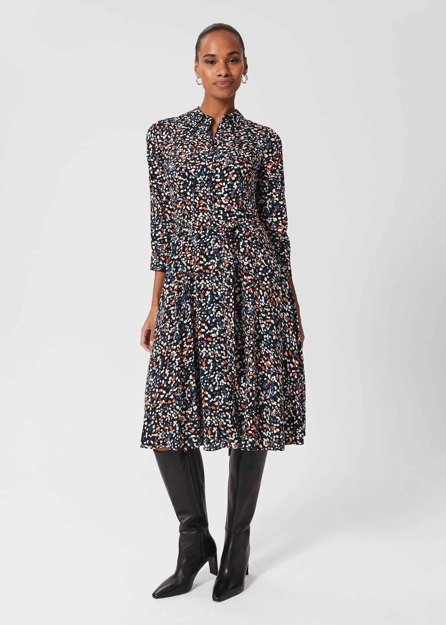 Alex Dress, Black Multi, hi-res