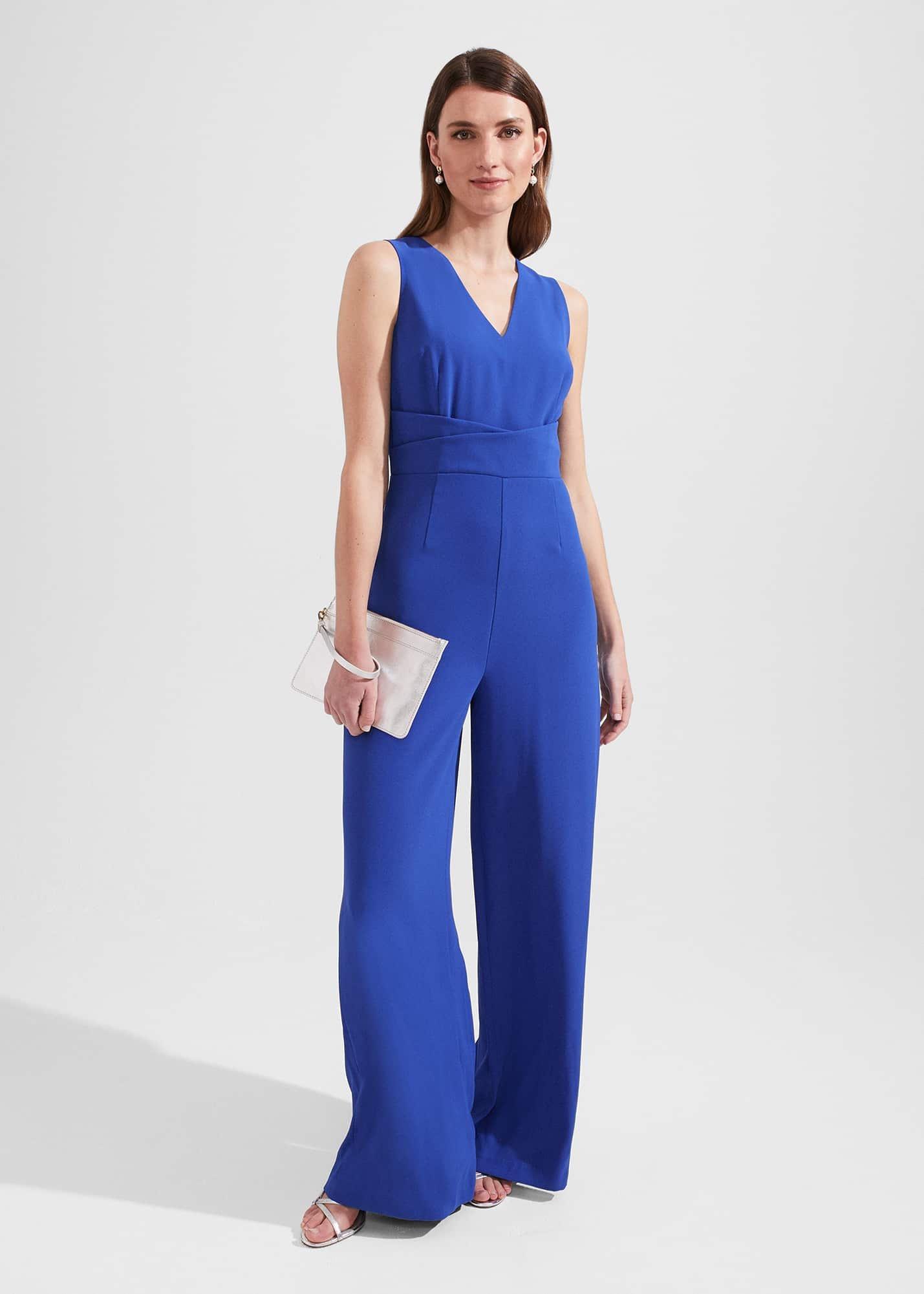 Priscilla Jumpsuit, Cobalt Blue, hi-res