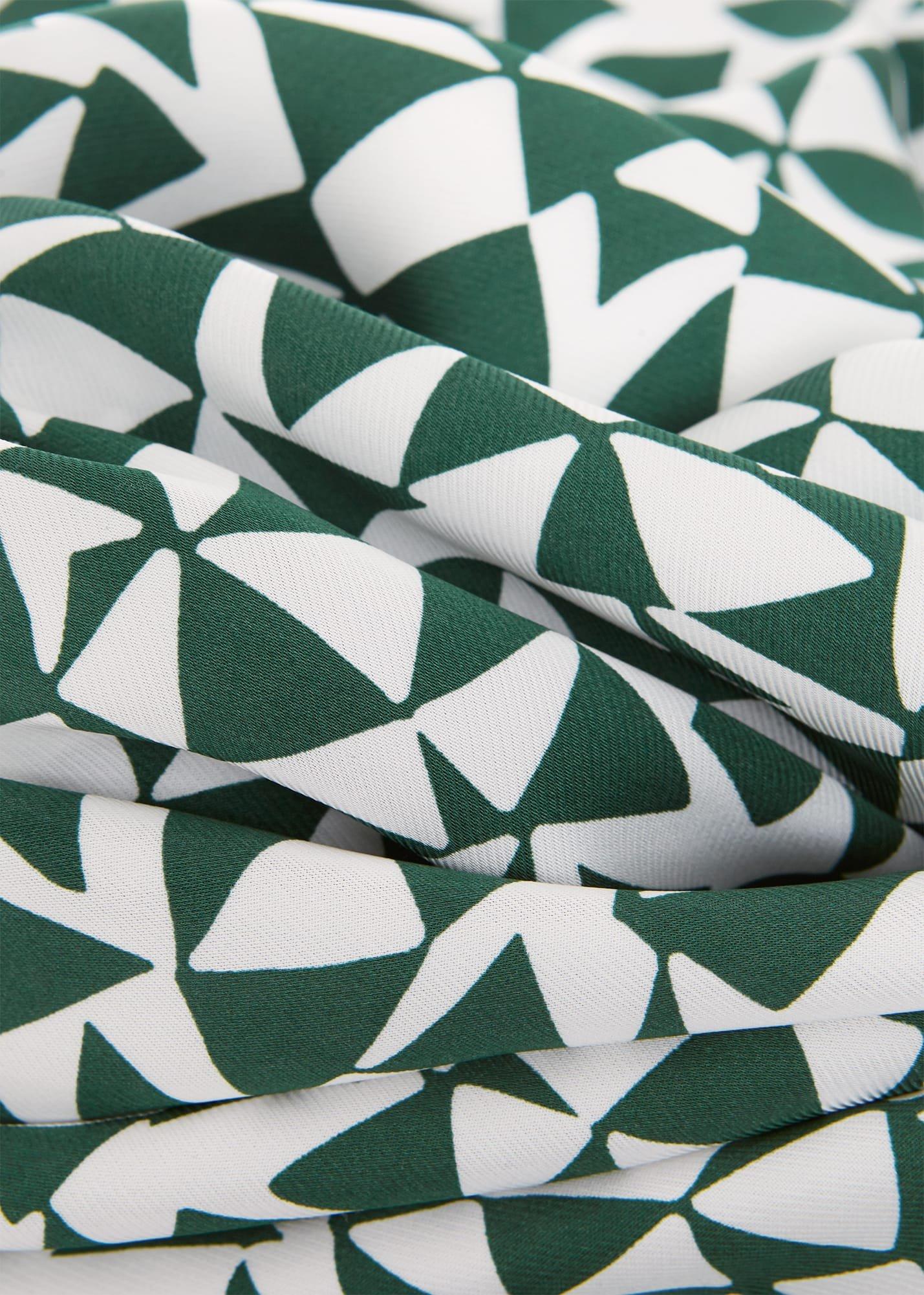 Mitford Shirt Dress, Green Ivory, hi-res