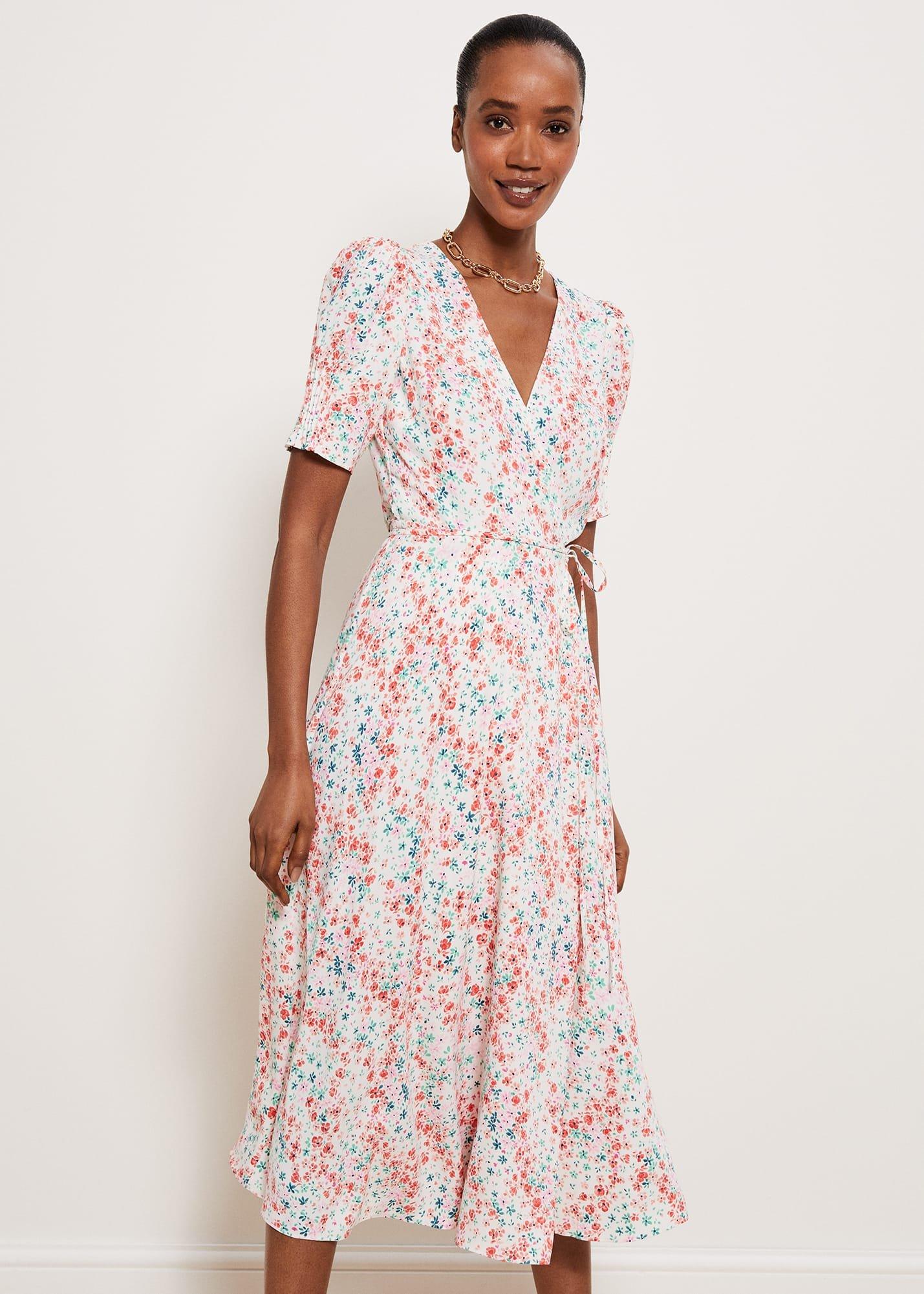 Bertie Dress, Ivory Multi, hi-res