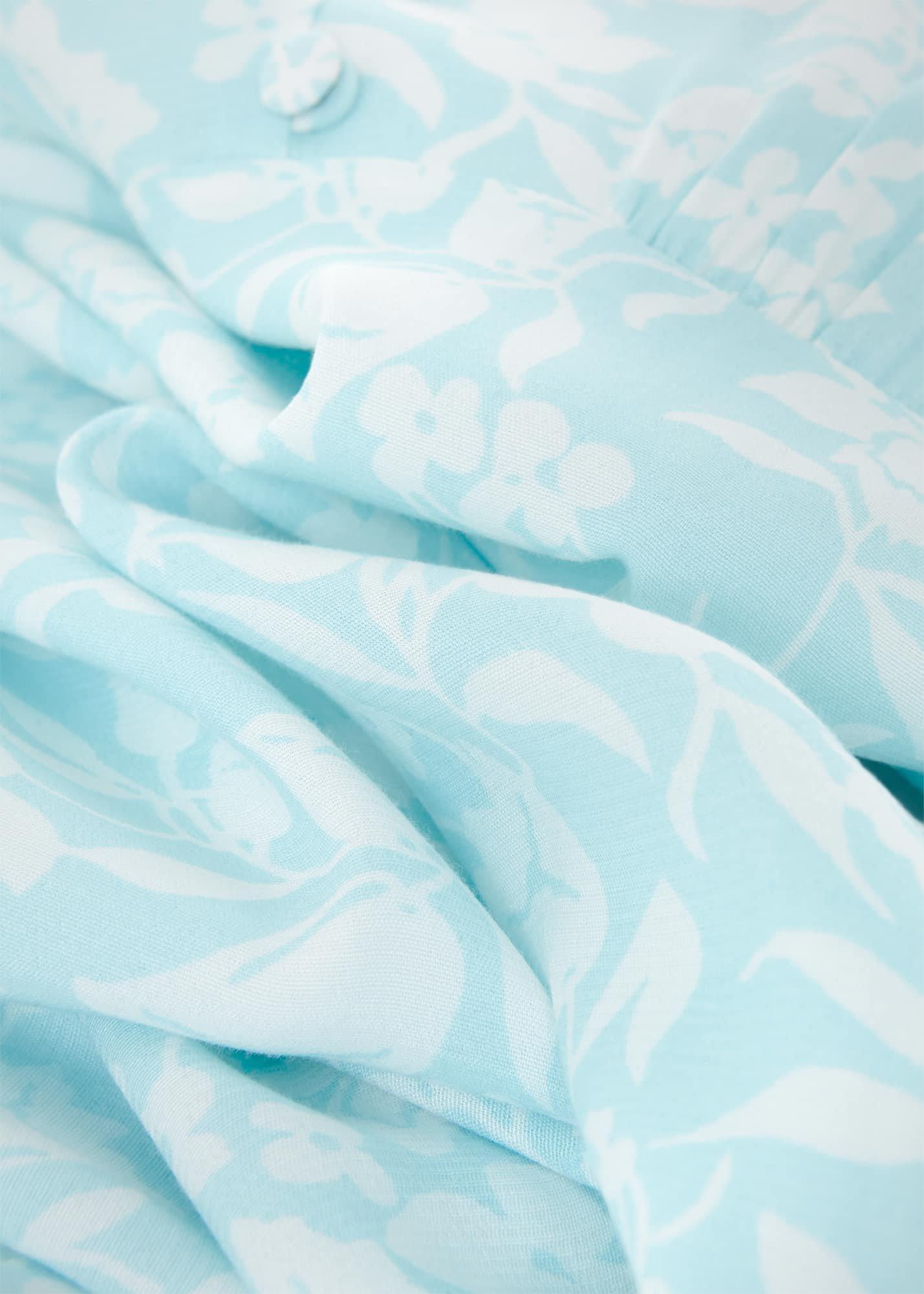 Petite Helen Dress, Blue Ivory, hi-res