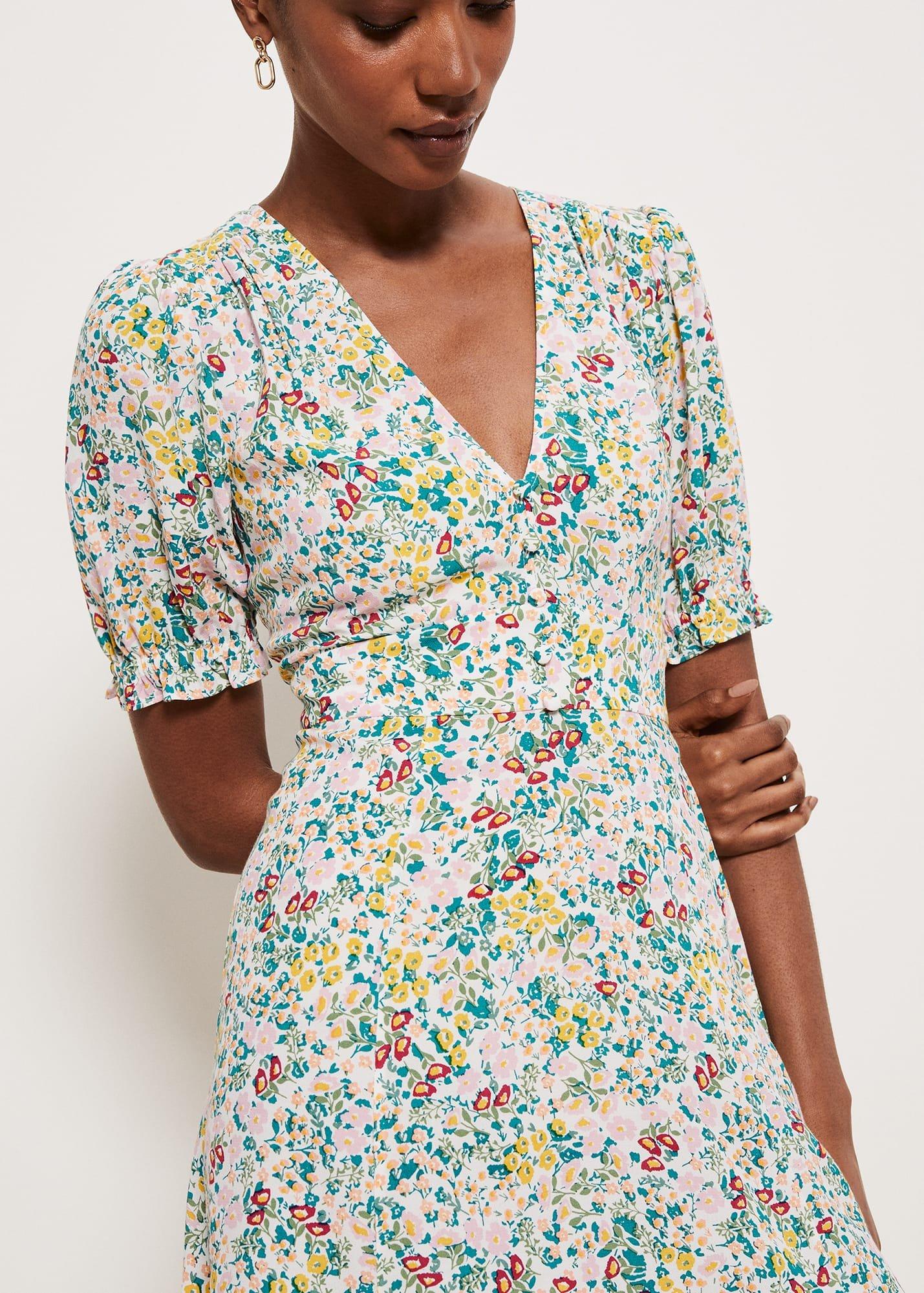 Farley Dress, Ivory Multi, hi-res