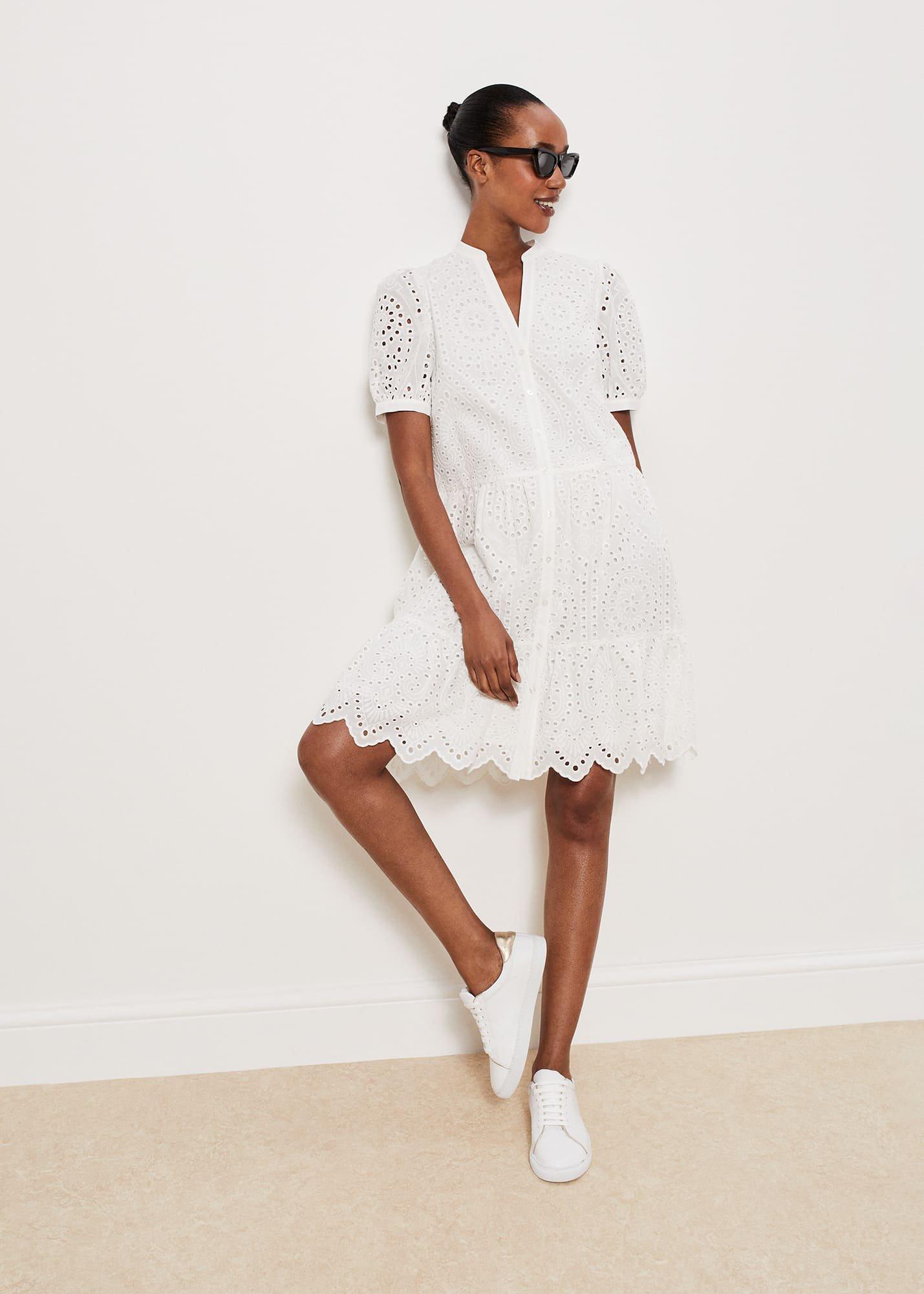 Berkeley Dress, Ivory, hi-res