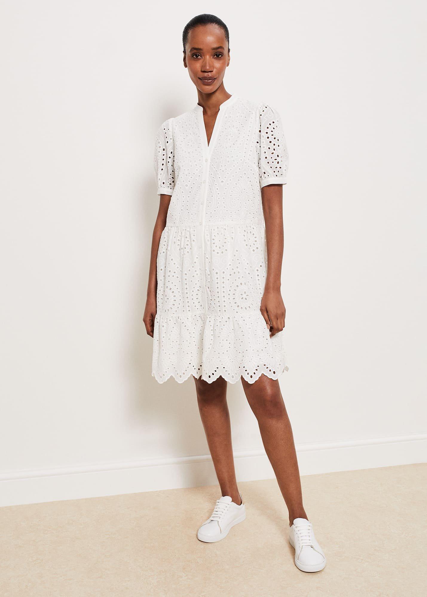 Berkeley Dress, Ivory, hi-res