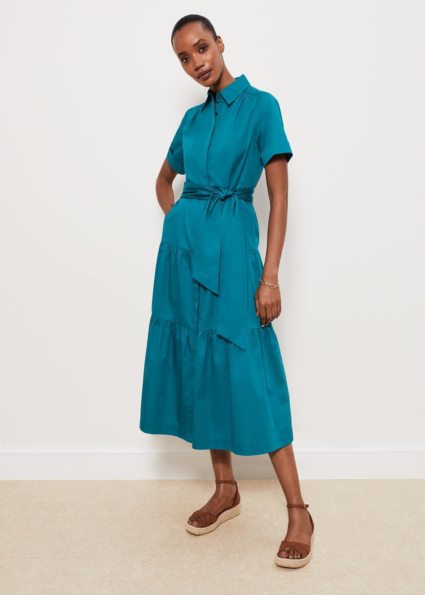 Compton Dress, Seafoam Green, hi-res