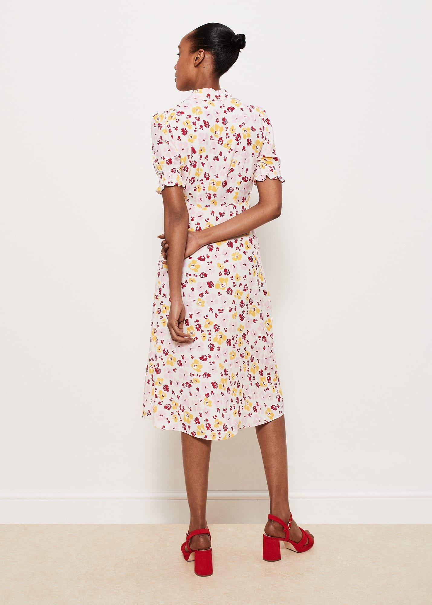 Elora Dress, Ivory Multi, hi-res