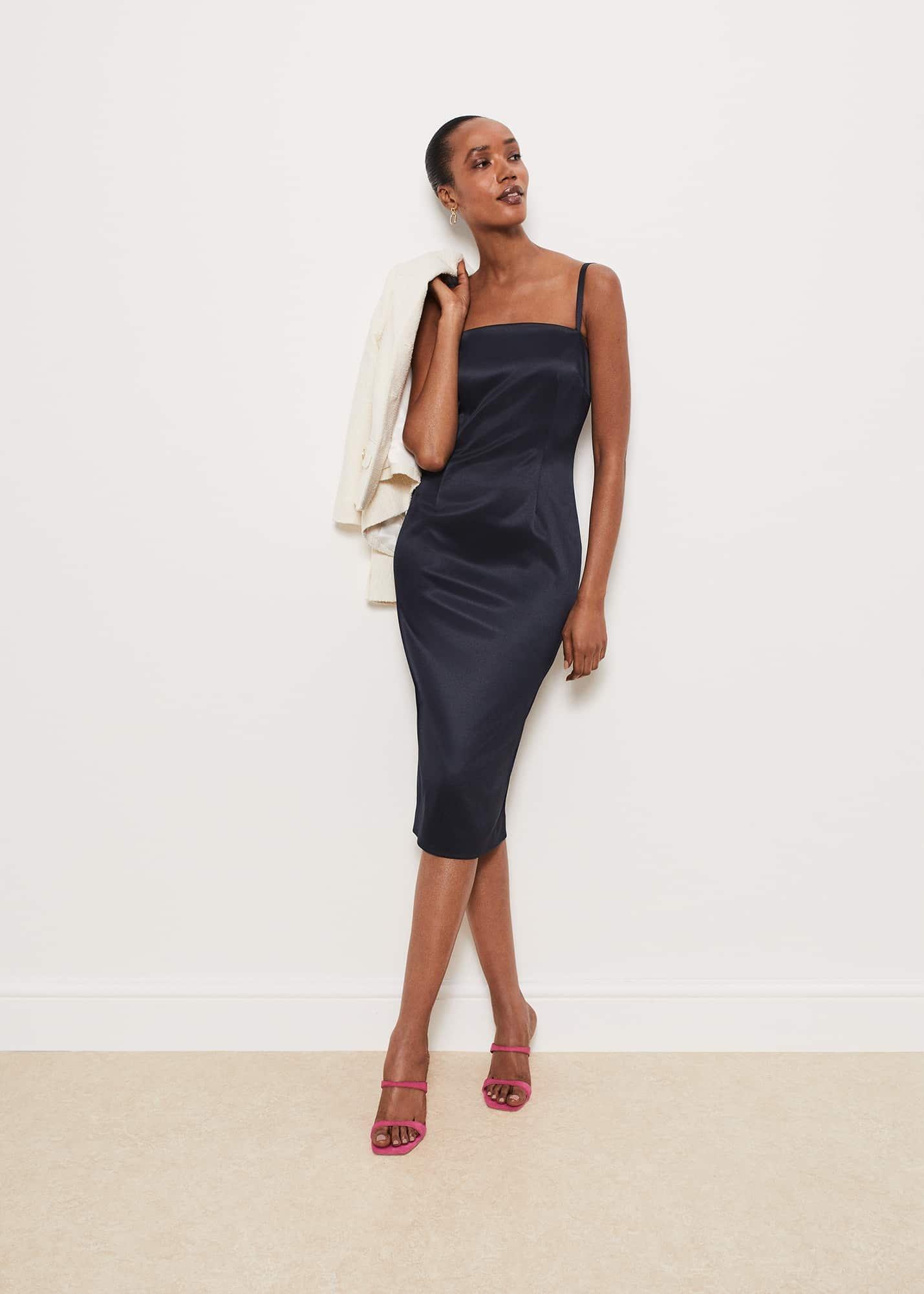 Eliot Dress, Hobbs Navy, hi-res