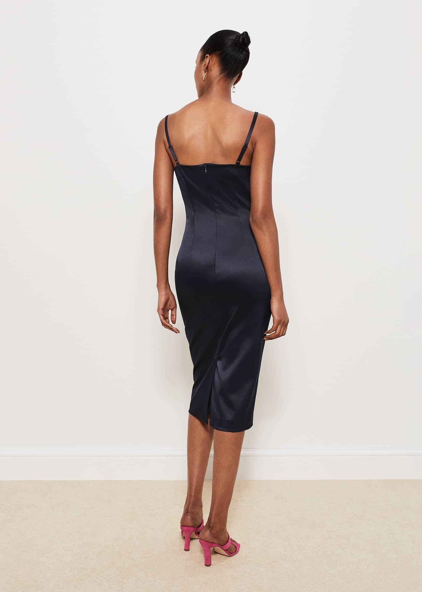 Eliot Dress, Hobbs Navy, hi-res
