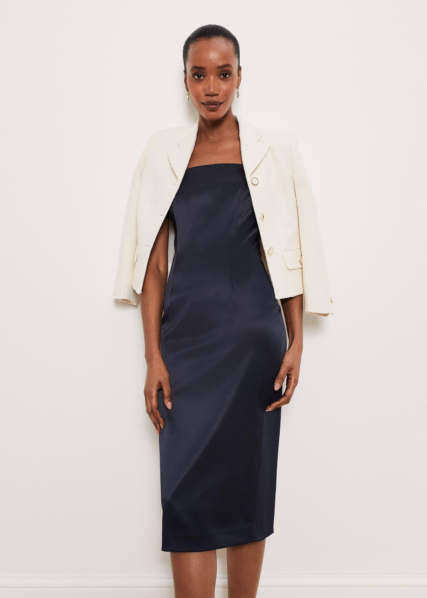 Eliot Dress, Hobbs Navy, hi-res