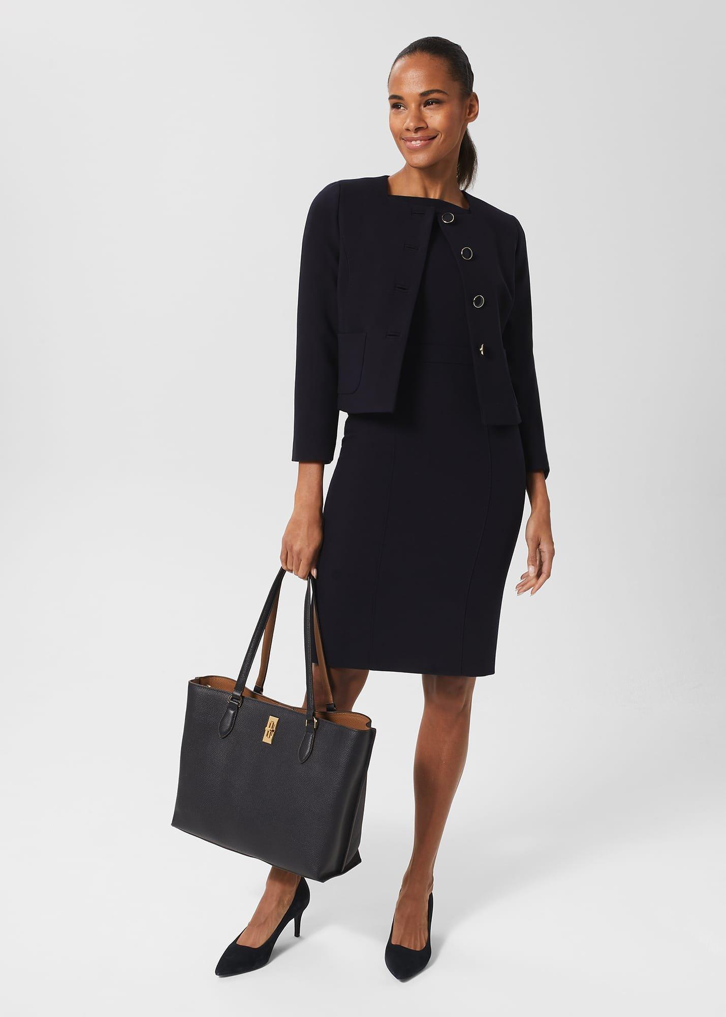 Georgie Dress, Navy, hi-res