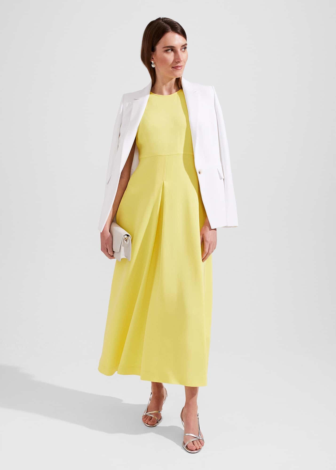 Lavina Dress, Yellow, hi-res