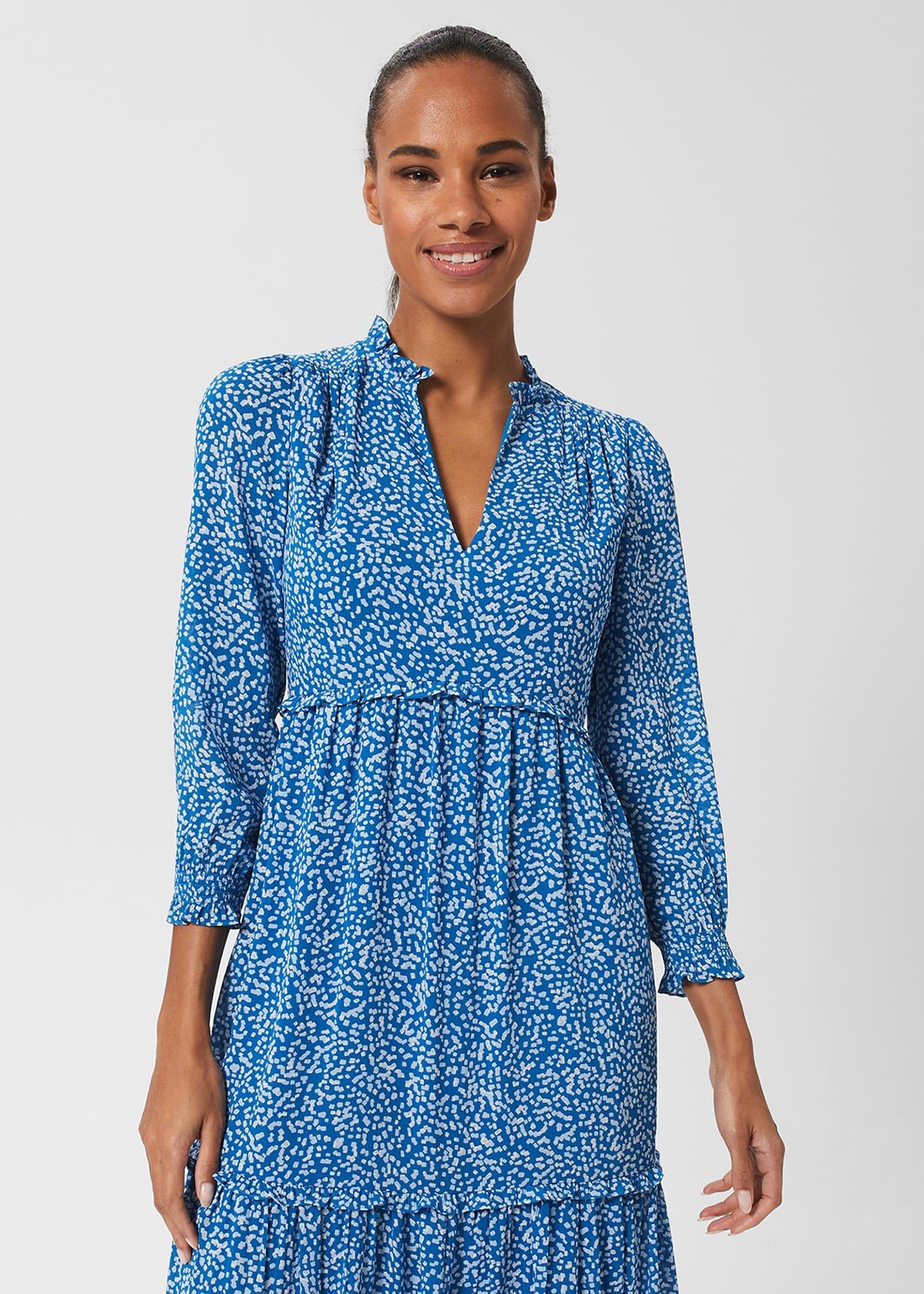 Annalise Dress, Blue Multi, hi-res