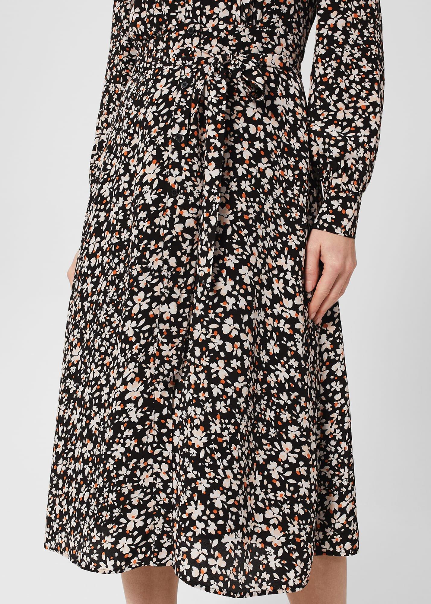 Petite Morgen Dress, Black Multi, hi-res