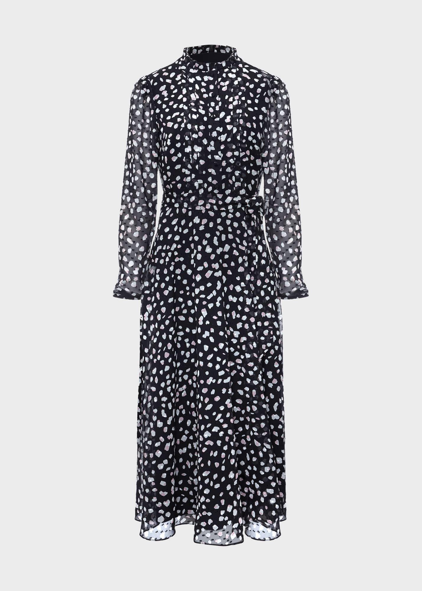 Orla Fit And Flare Dress, Black Multi, hi-res