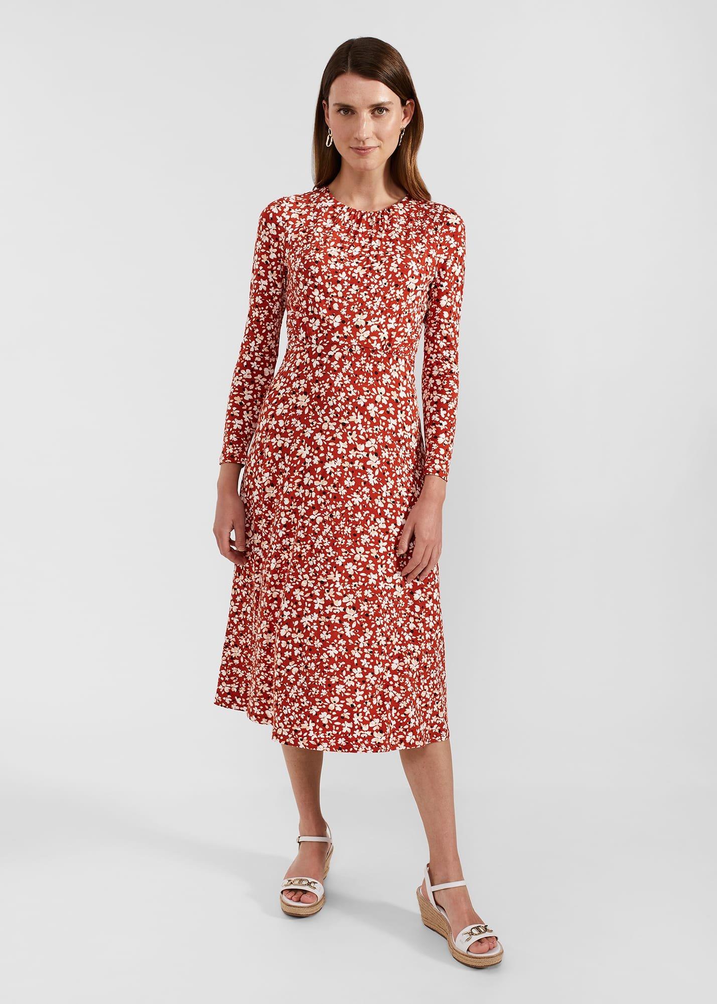 Sian Jersey Dress, Sienna Multi, hi-res