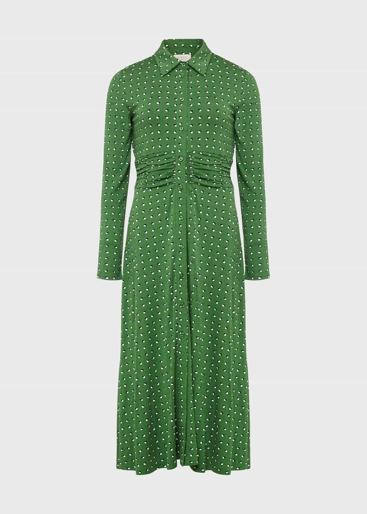 Petite Nadina Dress, Pea Green, hi-res