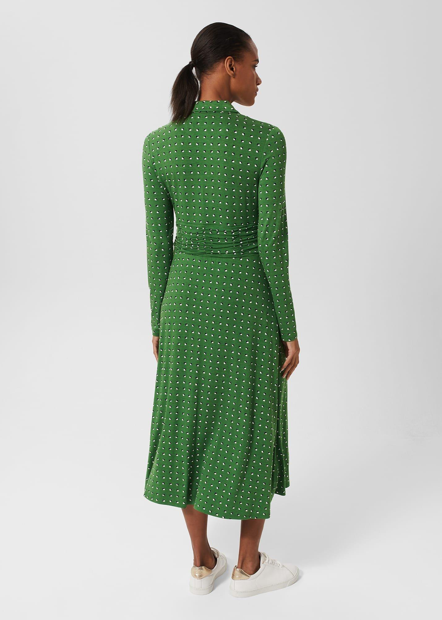 Petite Nadina Dress, Pea Green, hi-res