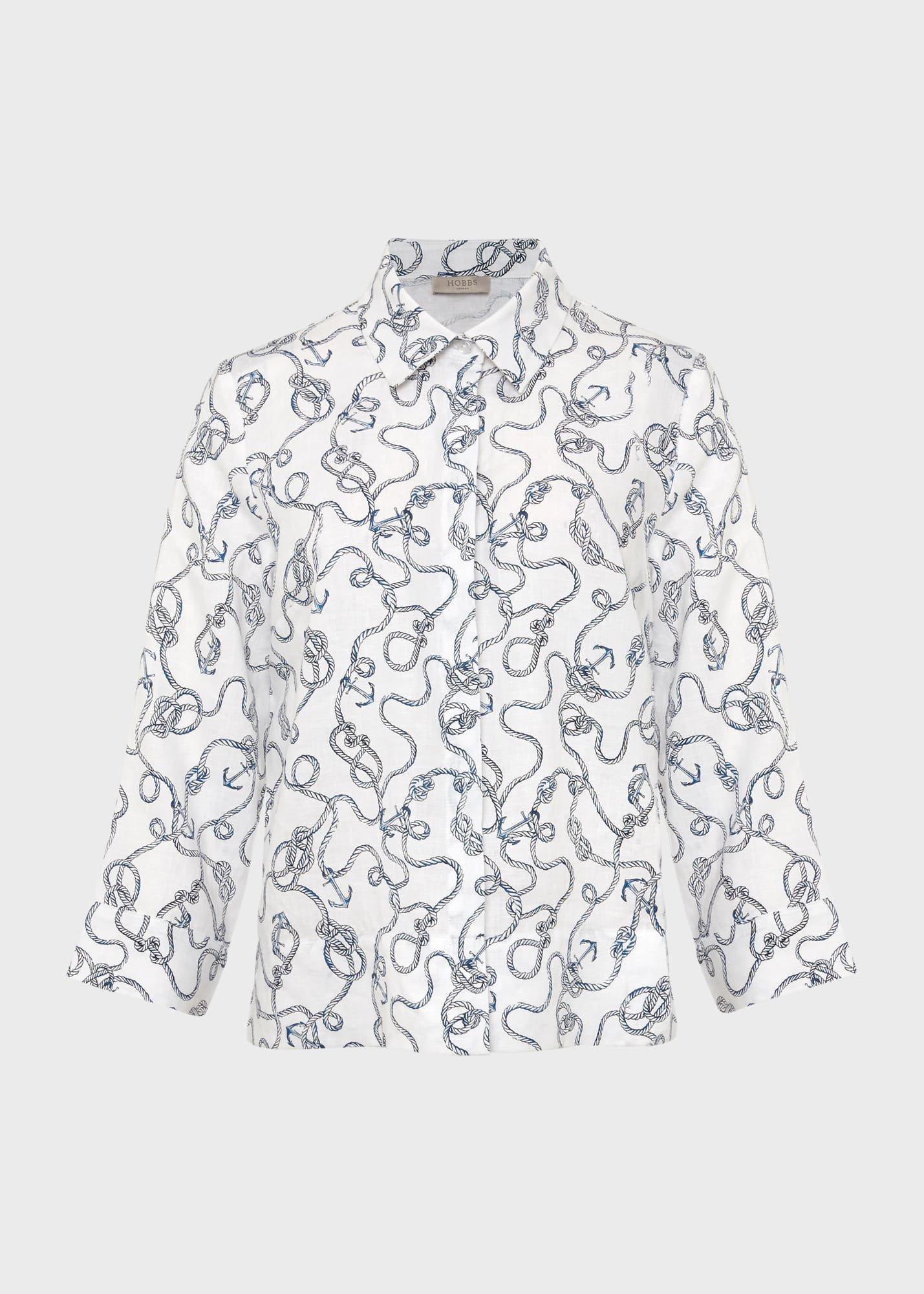 Nita Shirt, Ivory Multi, hi-res
