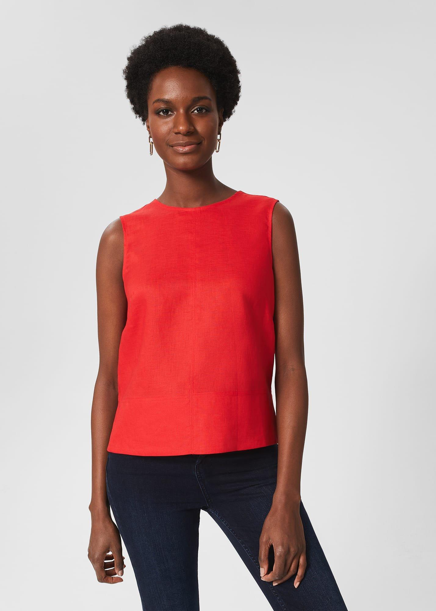 Halle Top, Red, hi-res