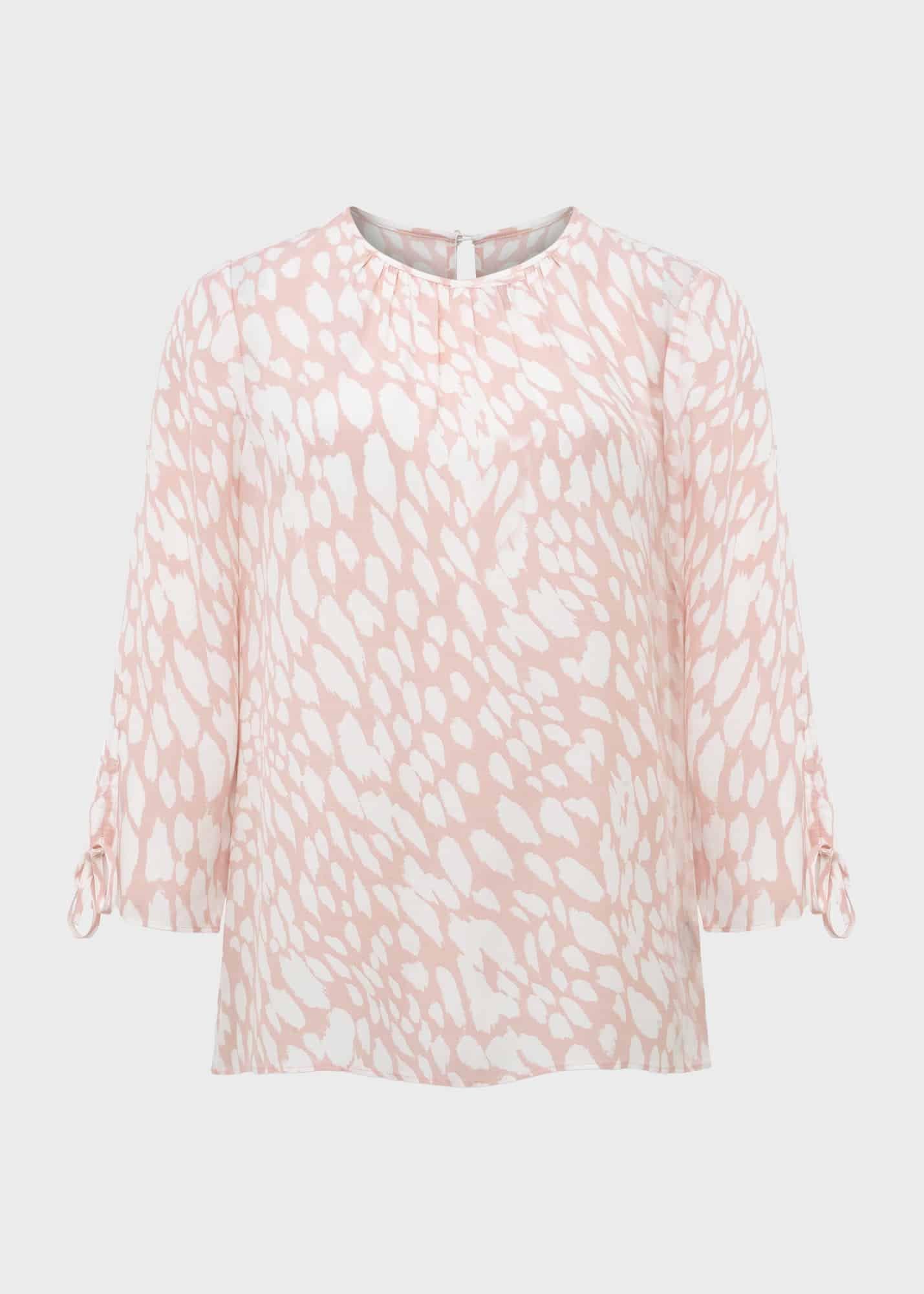 Cosette Blouse, Pink Ivory, hi-res