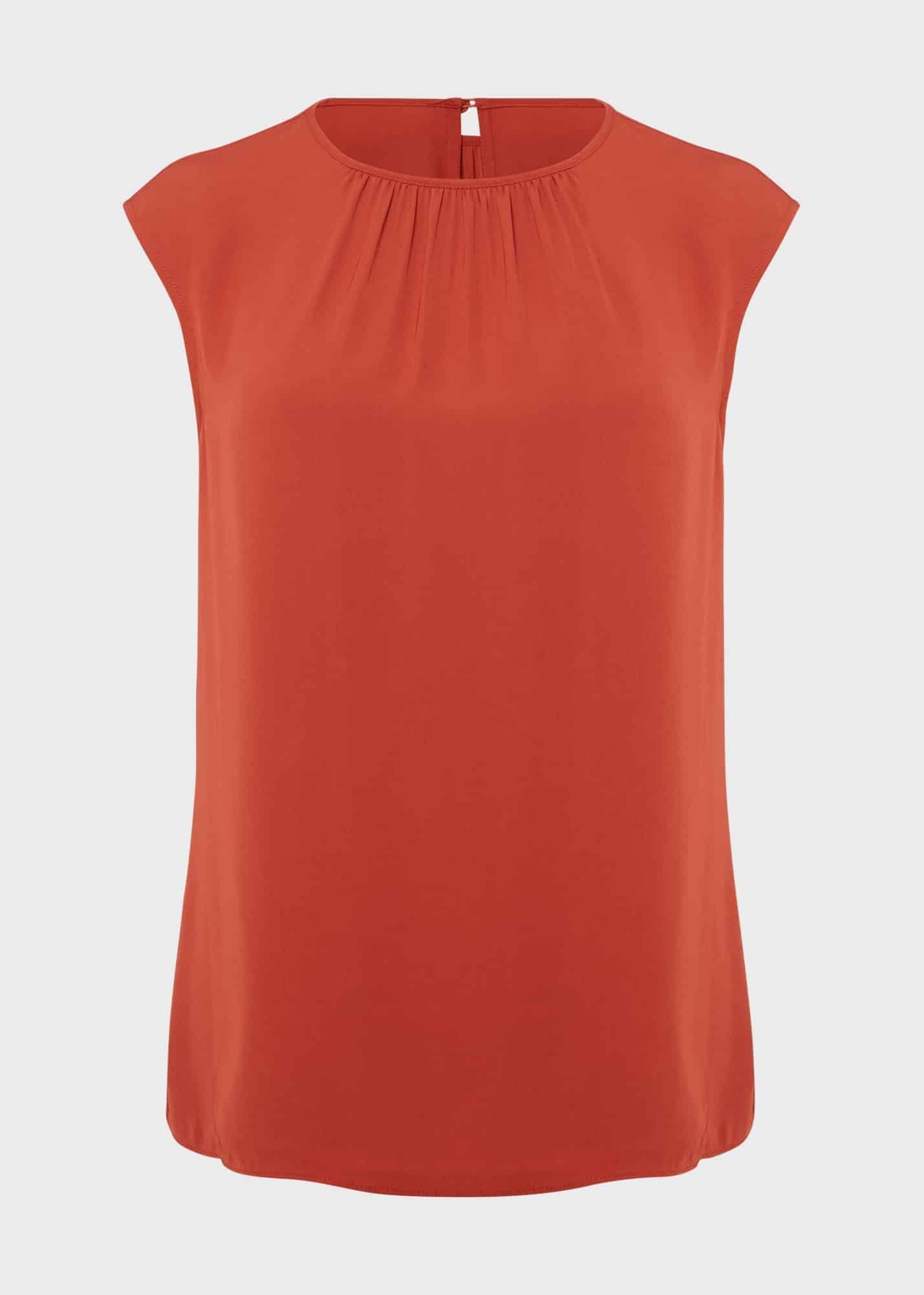 Violetta Blouse, Pecan, hi-res