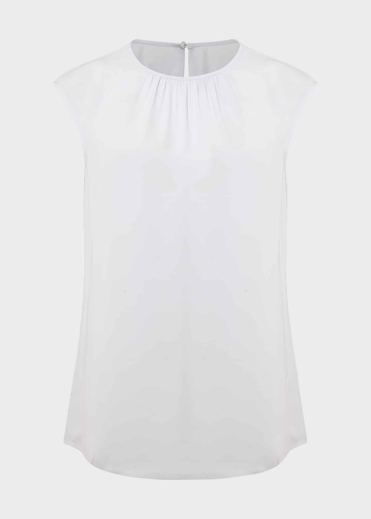 Violetta Blouse, Stone Blue, hi-res