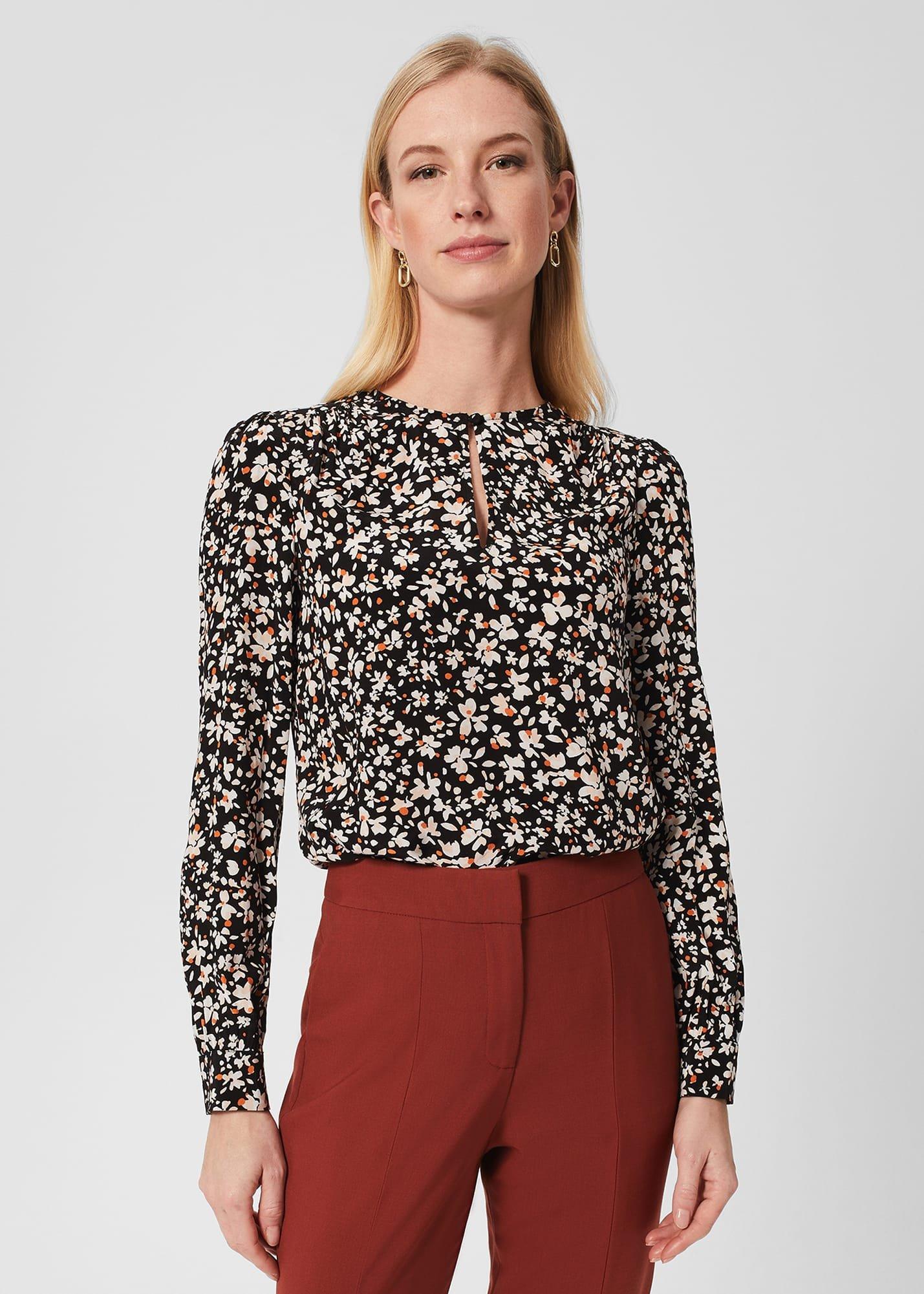 Kamala Blouse, Black Multi, hi-res