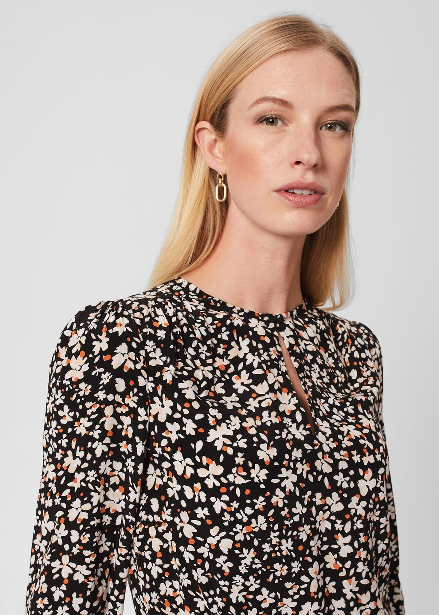 Kamala Blouse, Black Multi, hi-res