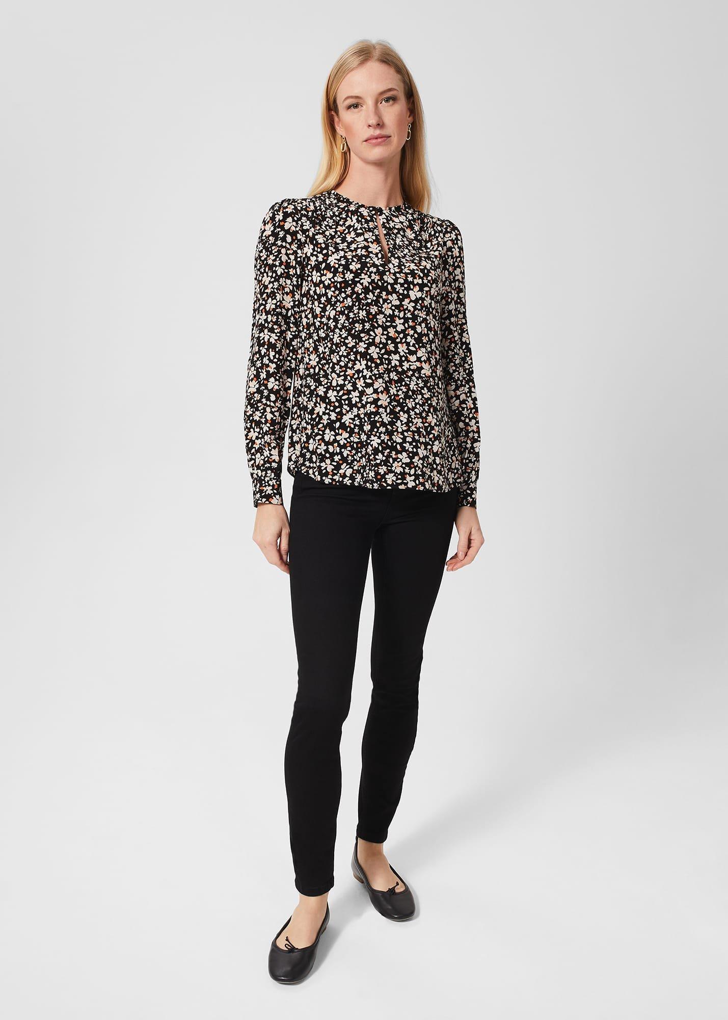 Kamala Blouse, Black Multi, hi-res