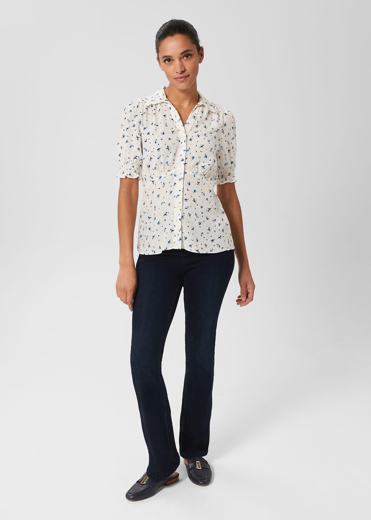 Taryn Top, Ivory Multi, hi-res