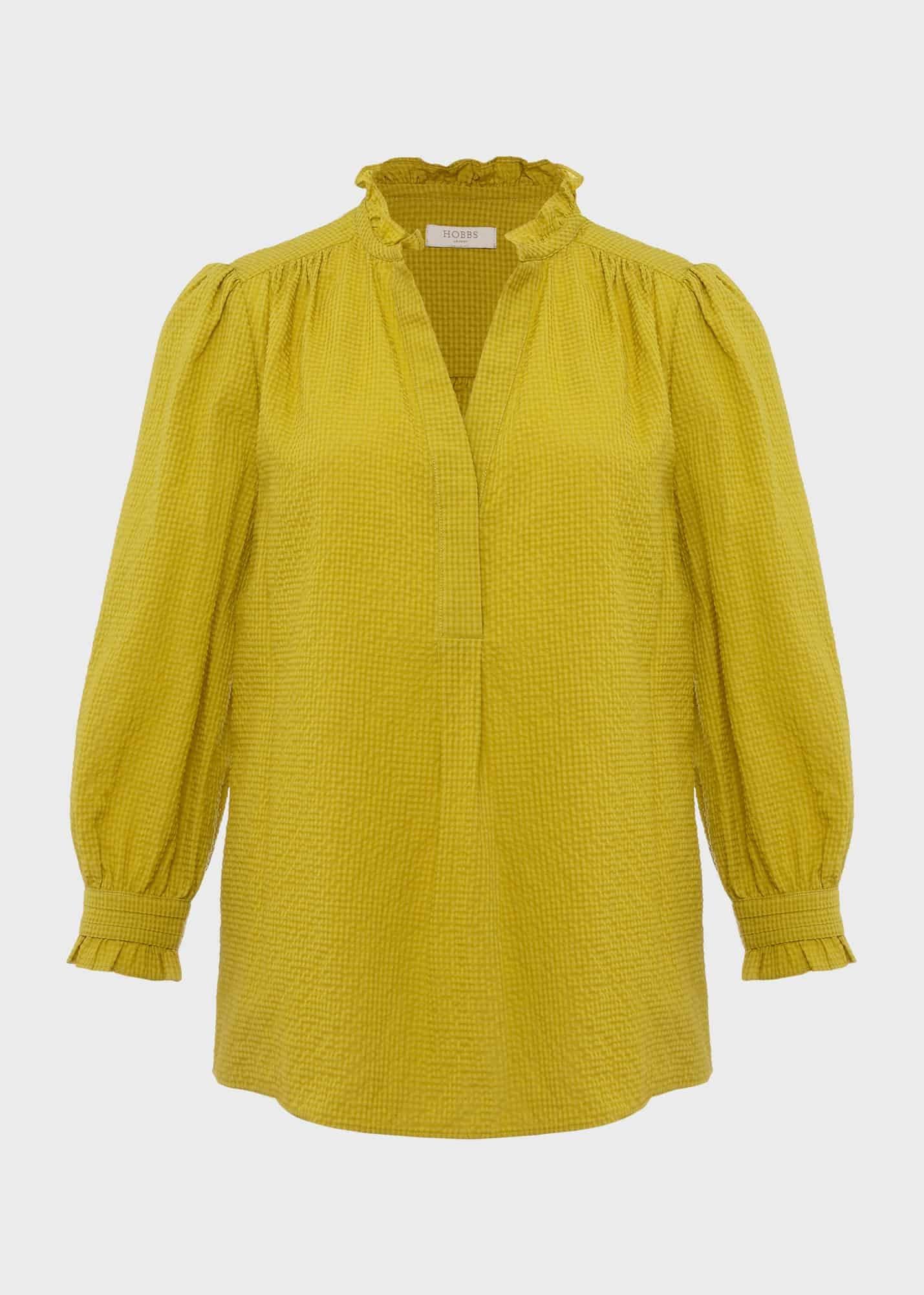 Gabriella Blouse, Light Olive, hi-res