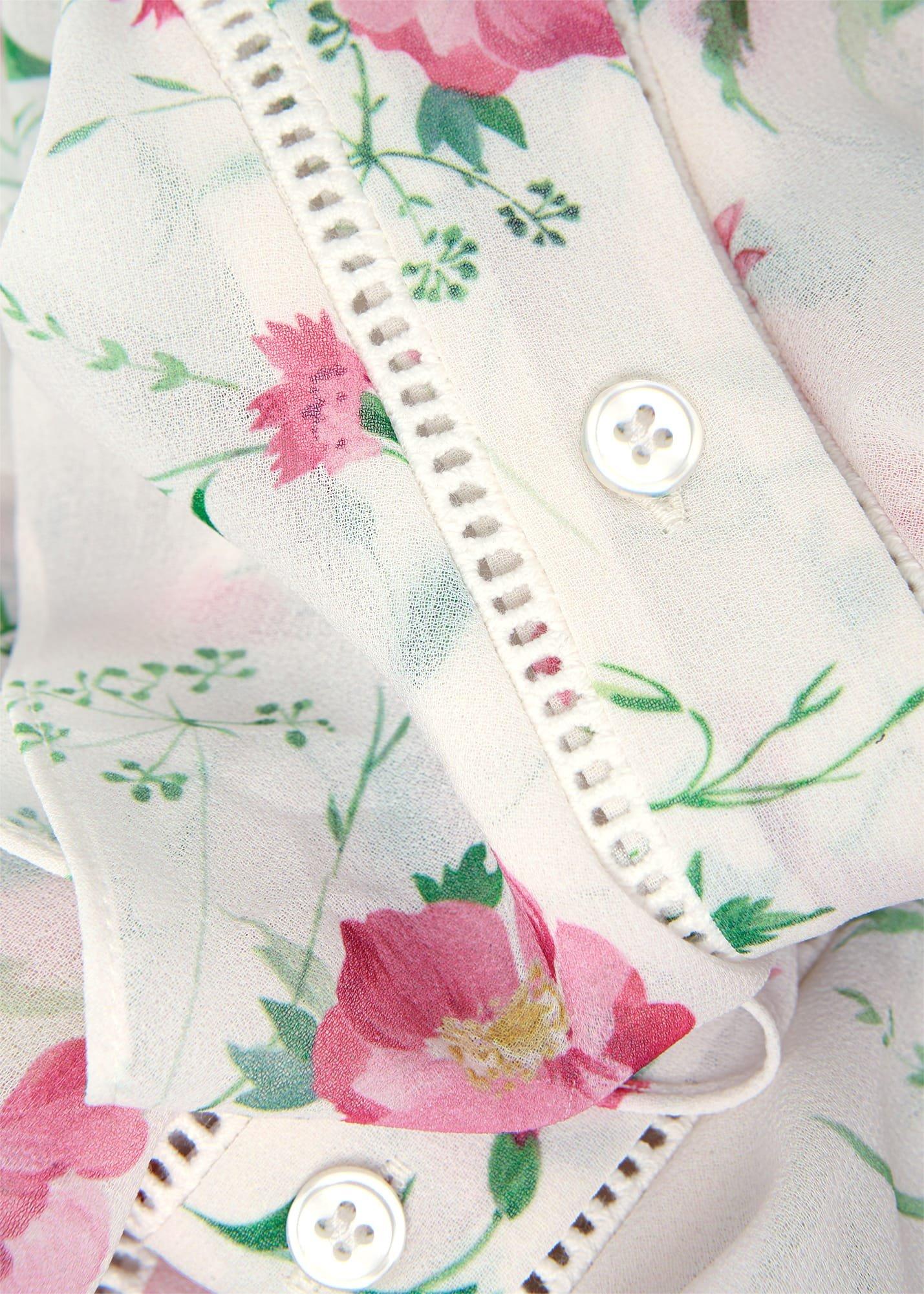 Rosana Floral Top, Ivory Multi, hi-res