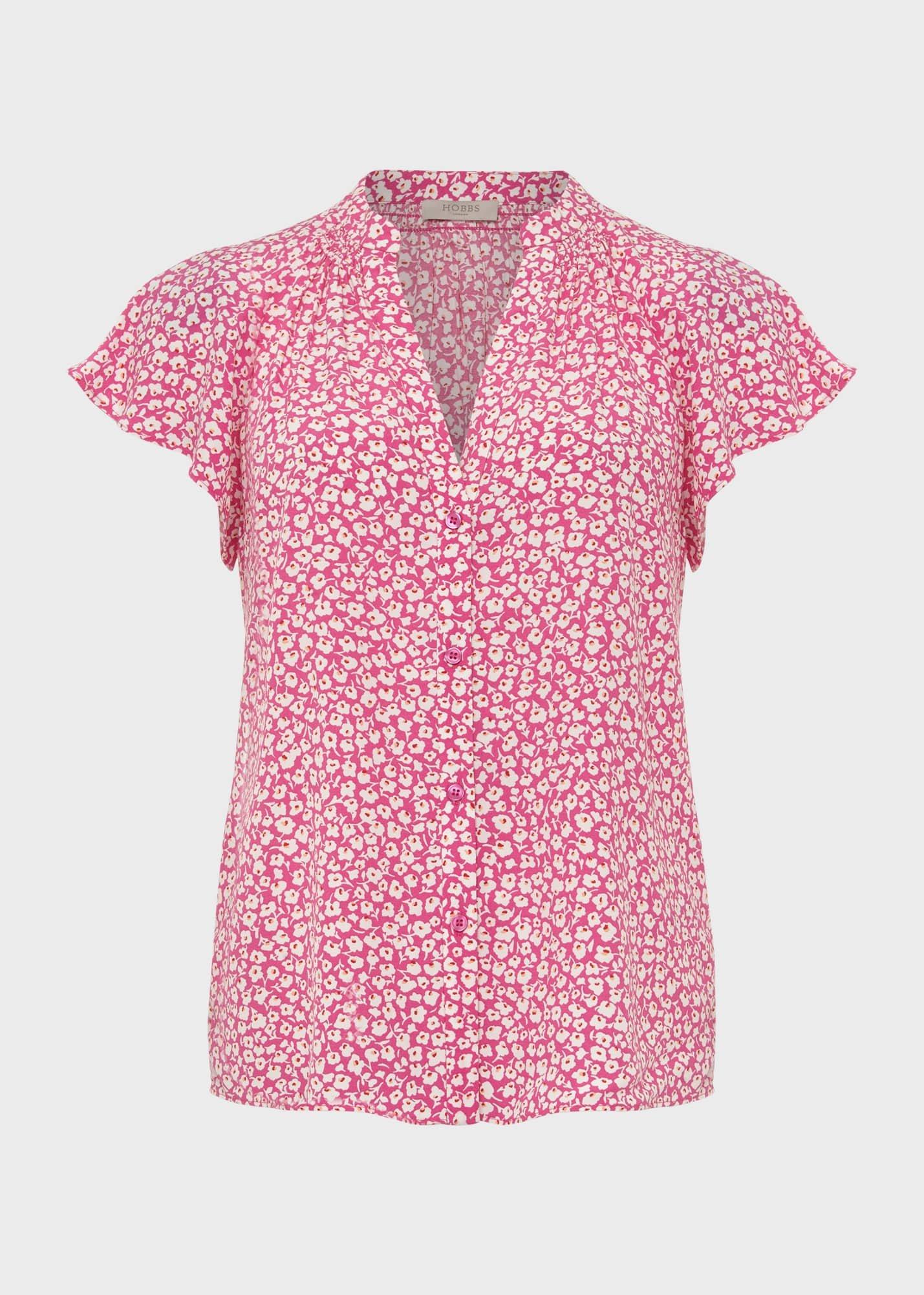 Cosima Top, Fuchsia Multi, hi-res