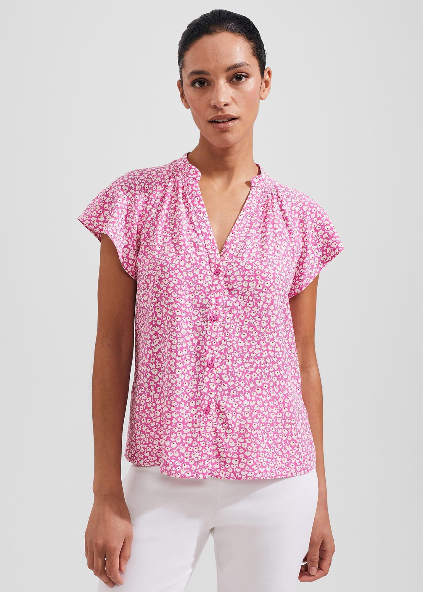 Cosima Top, Fuchsia Multi, hi-res