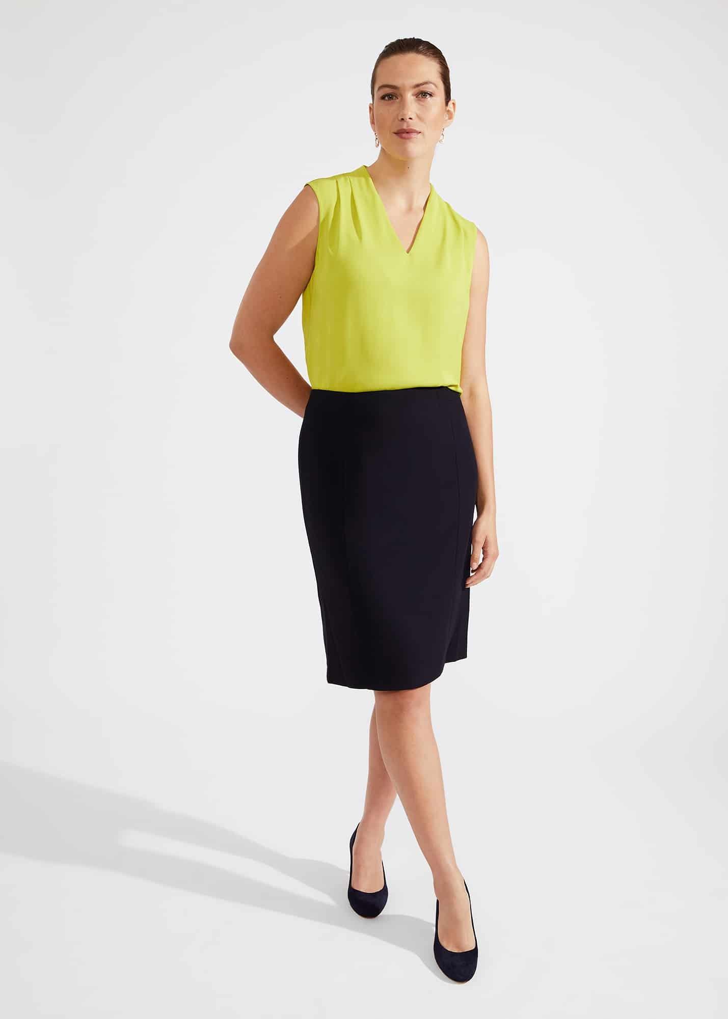 Mia Skirt, Navy, hi-res