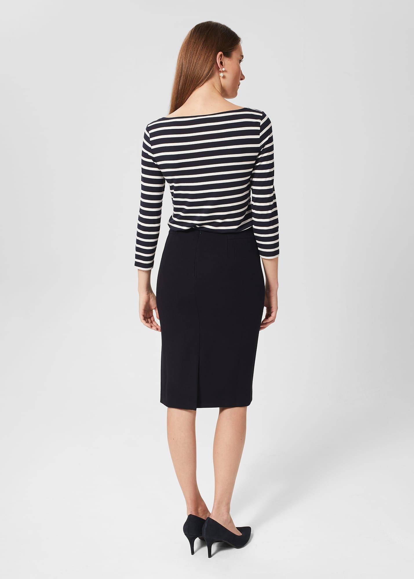 Petite Mia Skirt, Navy, hi-res