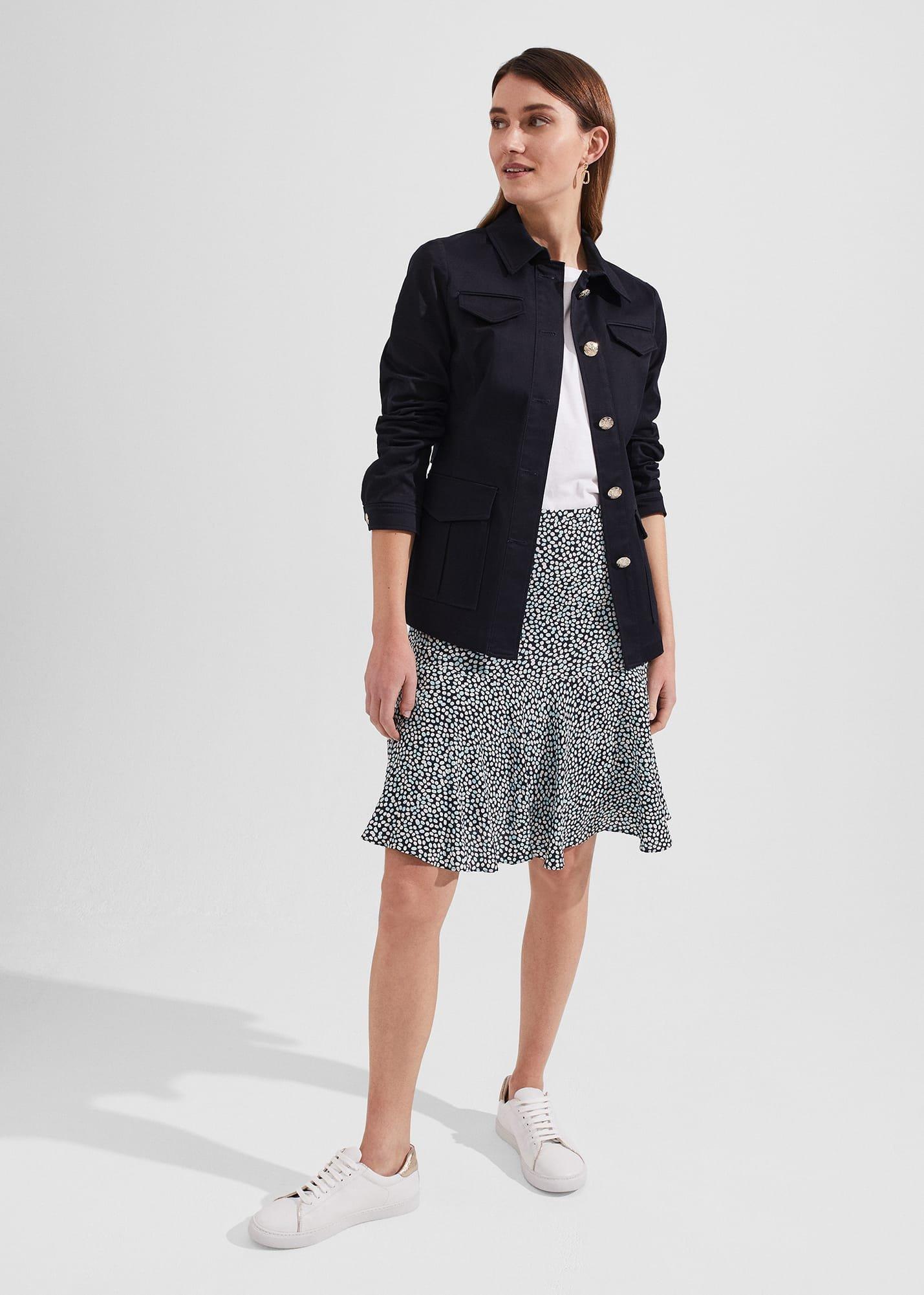 Catalina Skirt, Navy Multi, hi-res