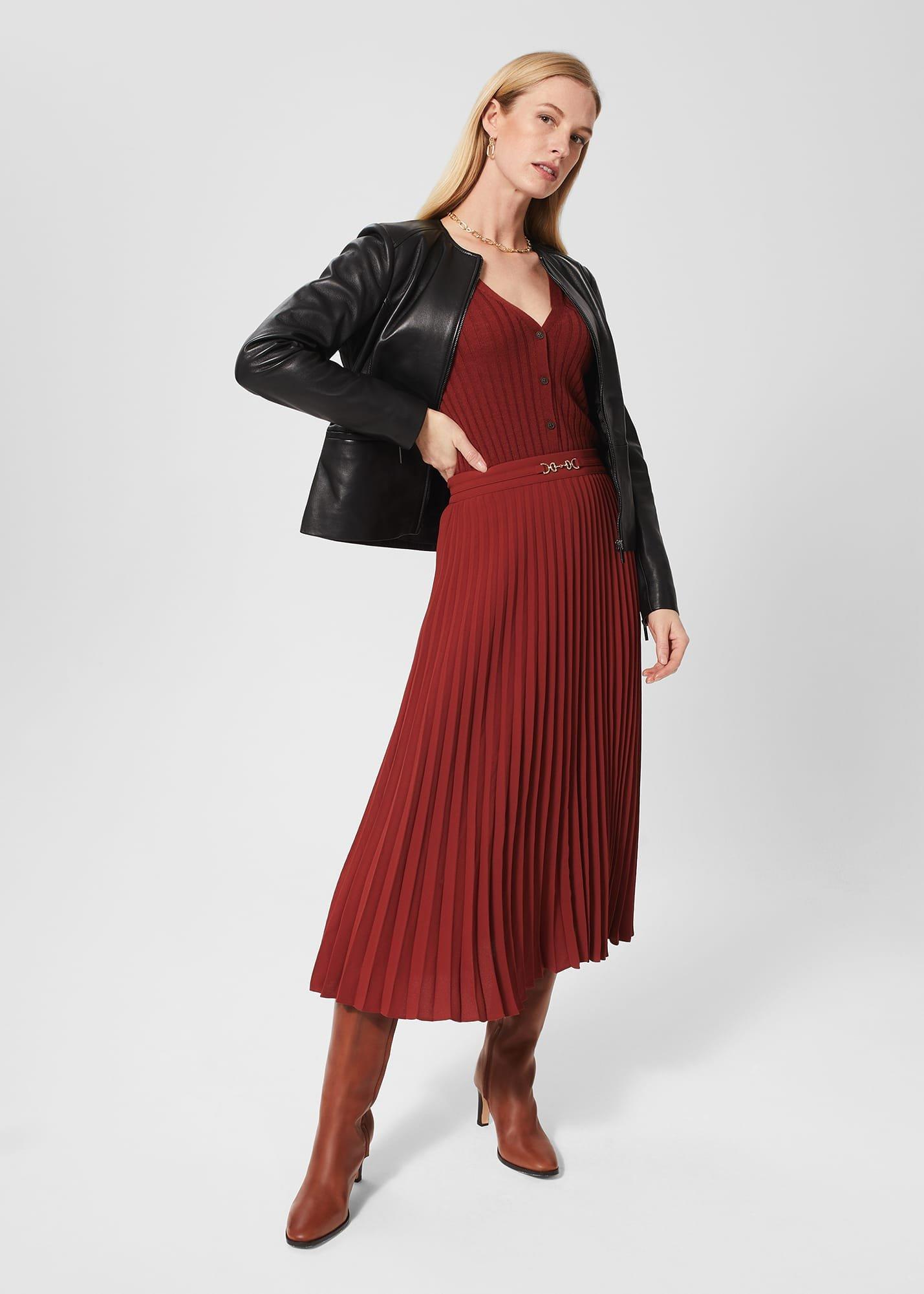 Sienna Skirt, Dark Pecan, hi-res