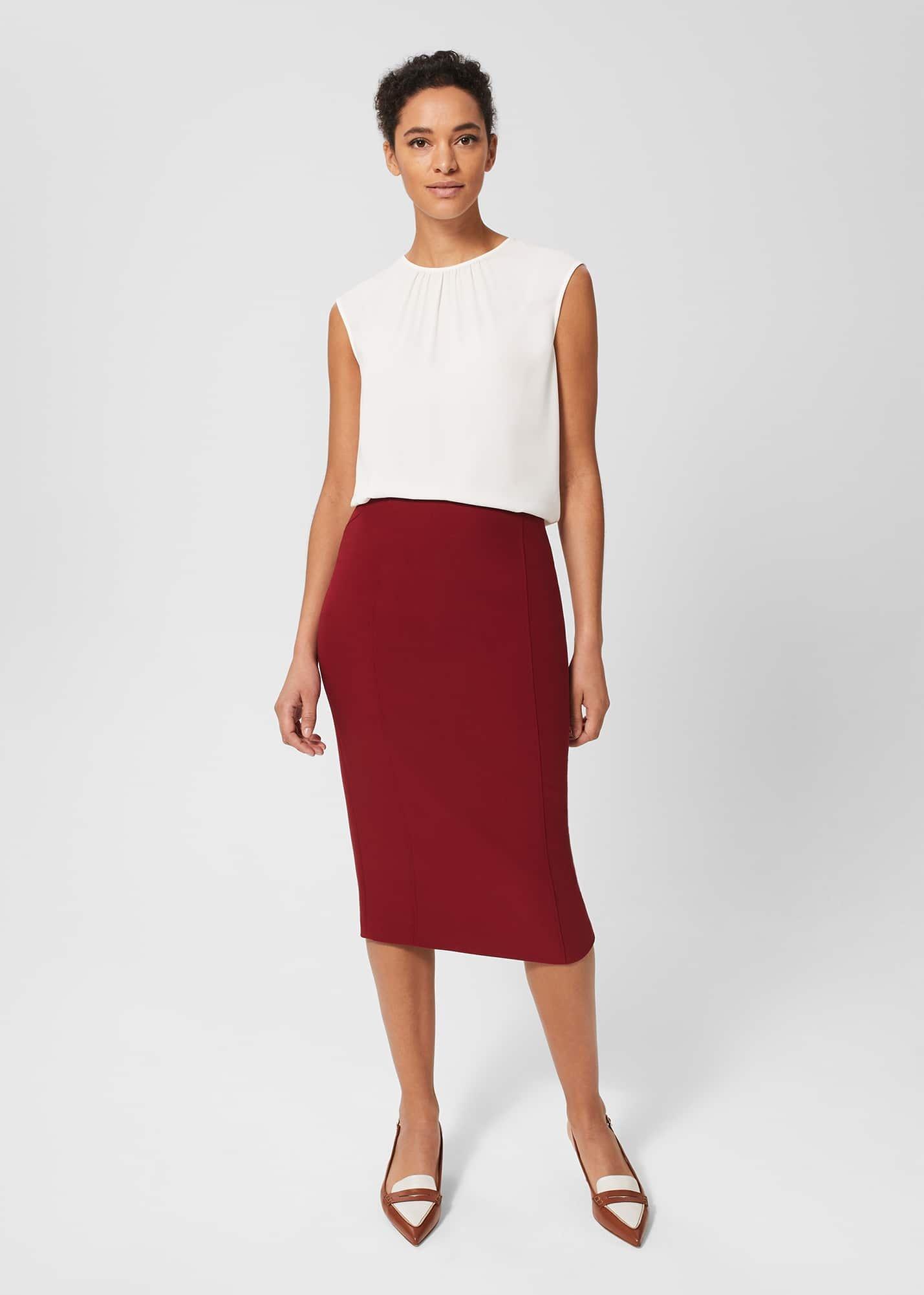 Becky Skirt, Rhubarb Red, hi-res