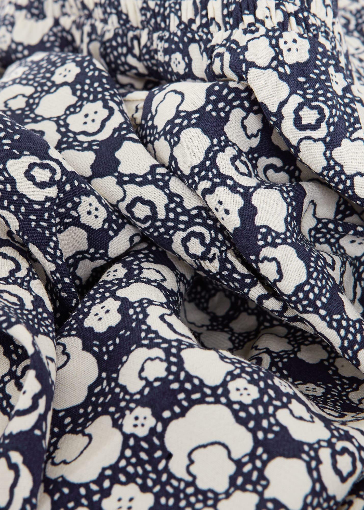 Cavendish Skirt, Navy Buttrcream, hi-res