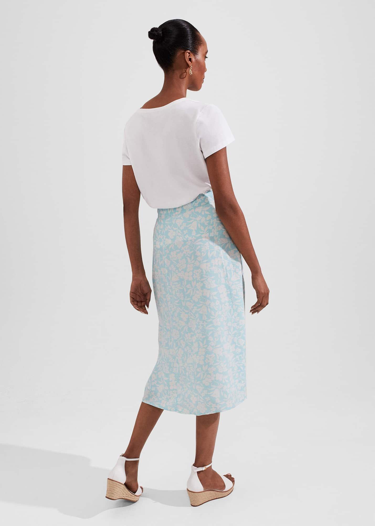 Bhavina Skirt, Blue Ivory, hi-res