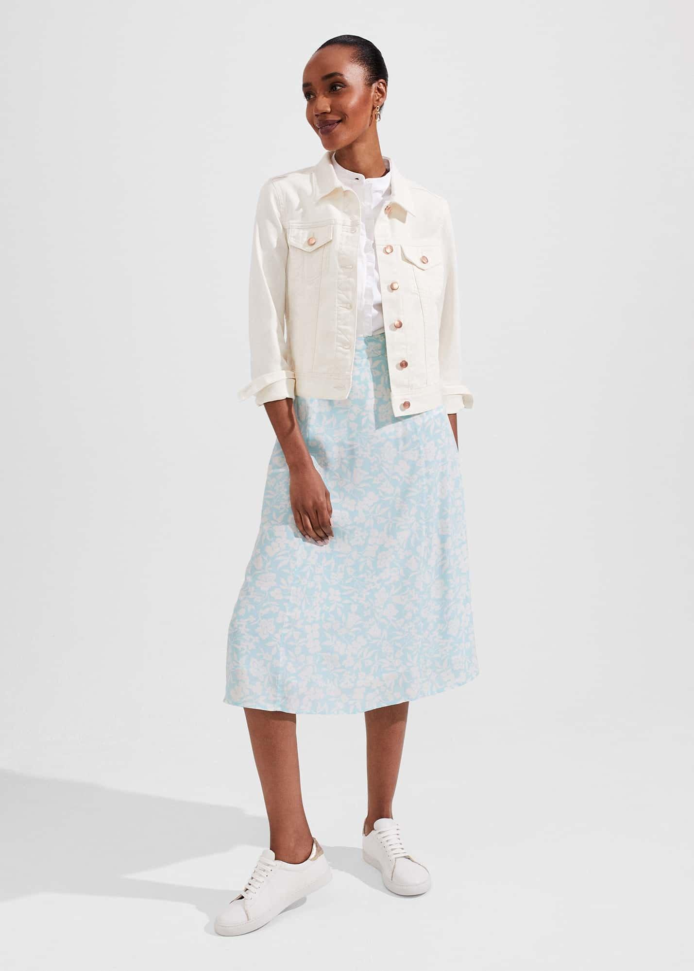 Bhavina Skirt, Blue Ivory, hi-res