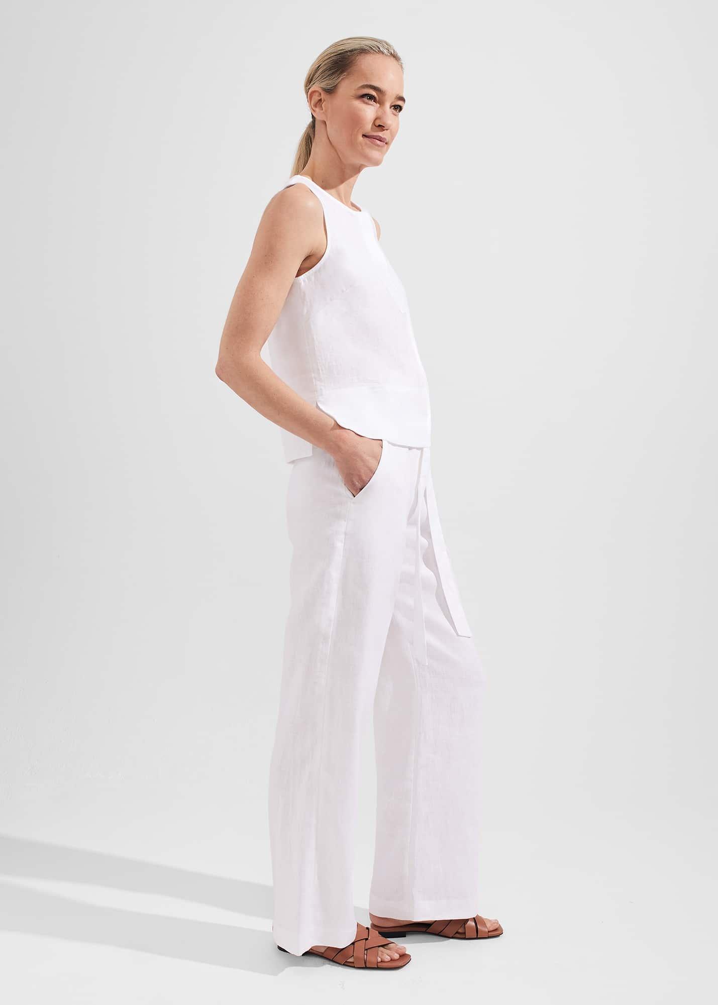 Jacqui Trousers, White, hi-res