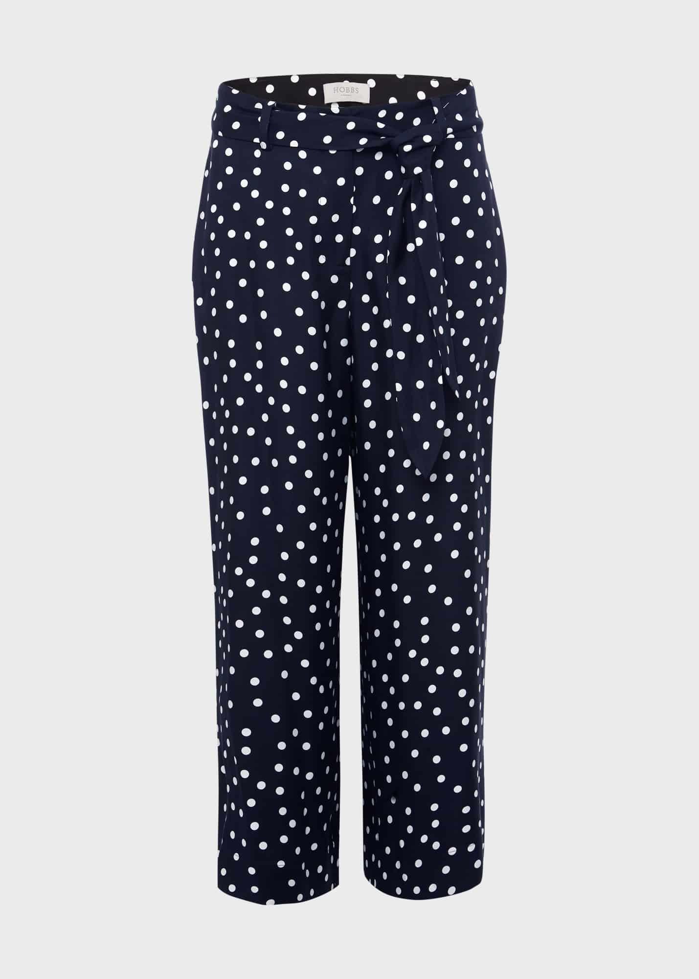 Astrid Crop Trousers, Navy Ivory, hi-res